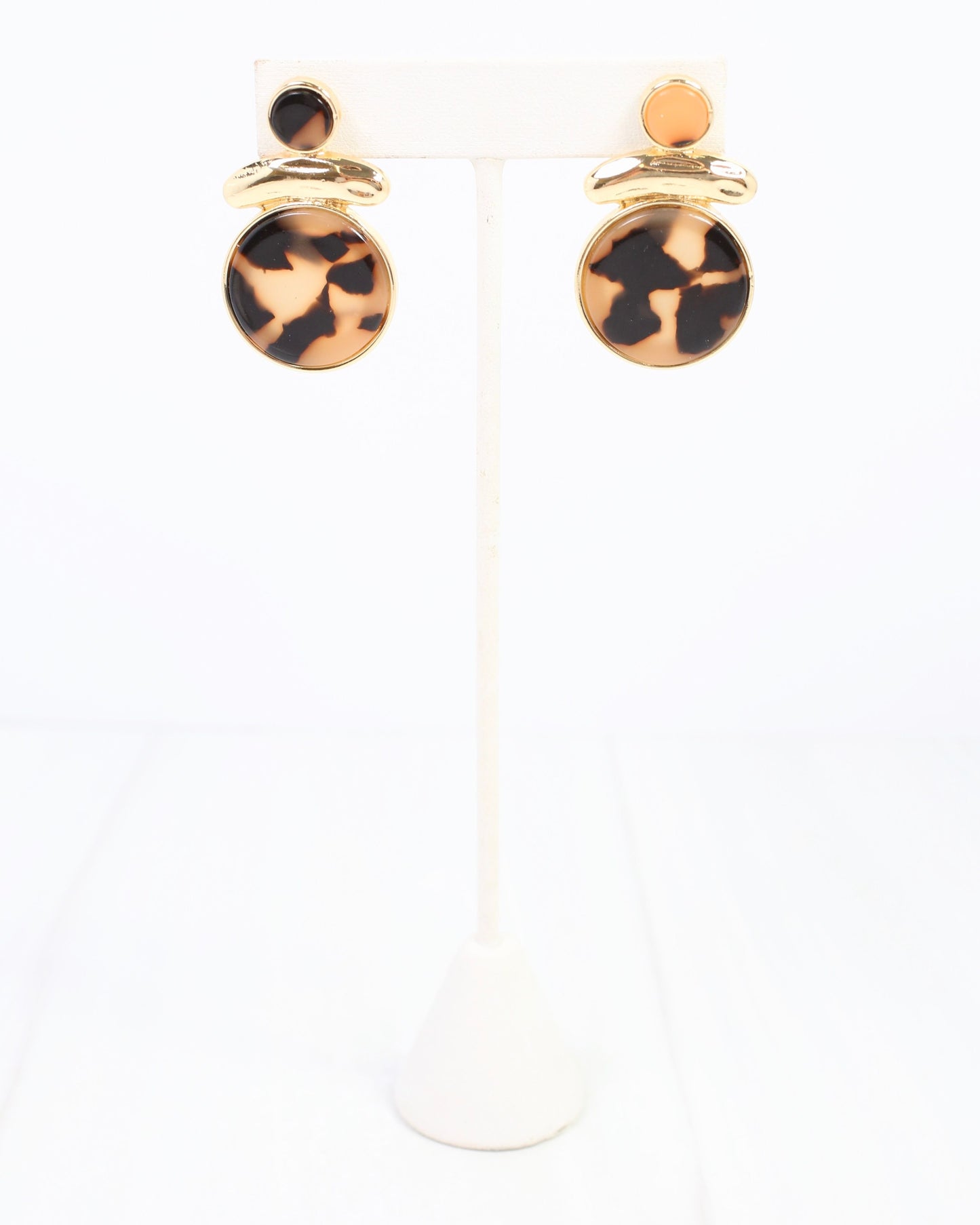 Bloomfield Circle Drop Earring Tortoise