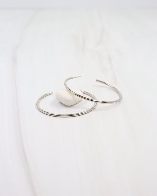 Austin Hoop Earring Silver