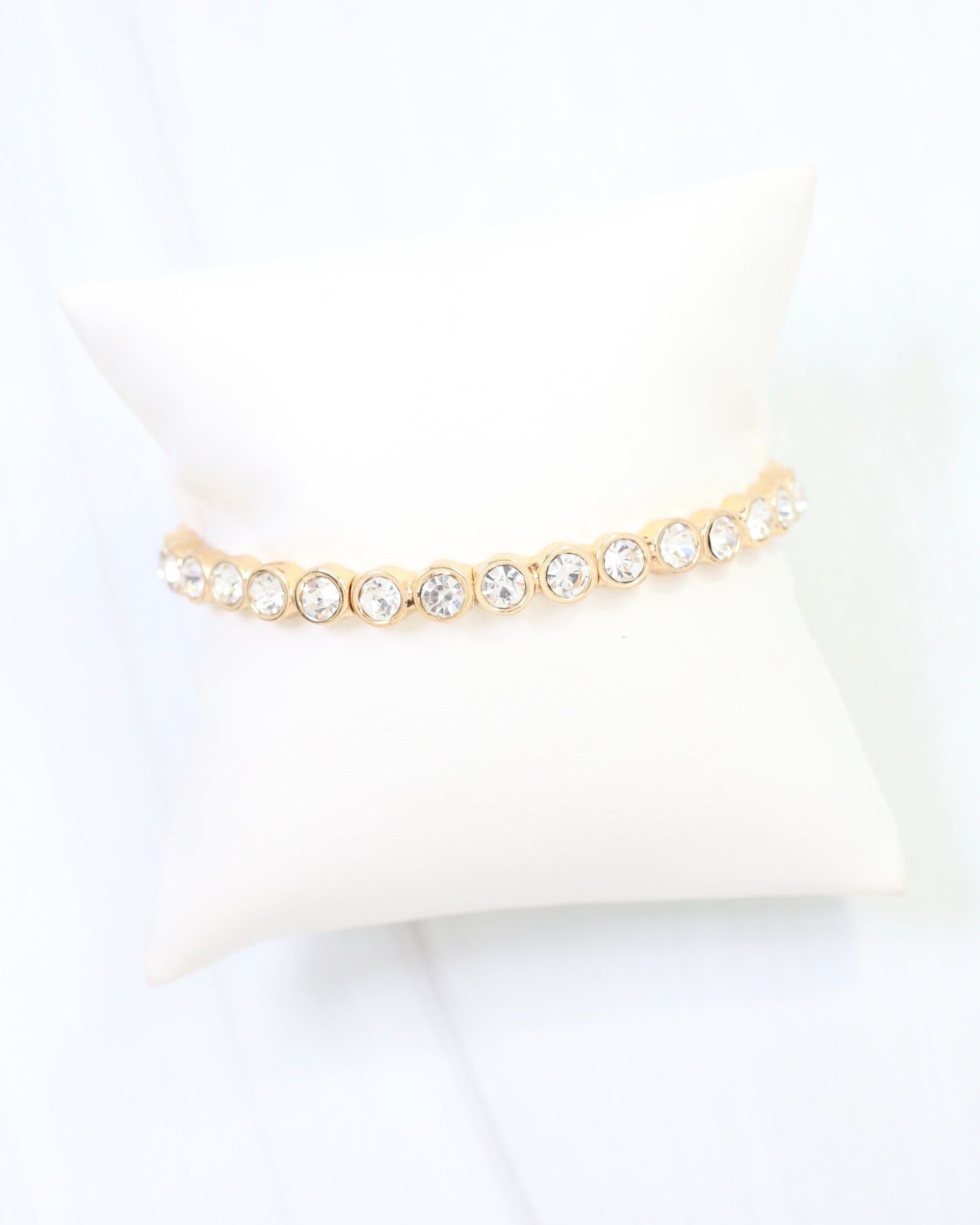 Castile Crystal Stretch Bracelet Clear