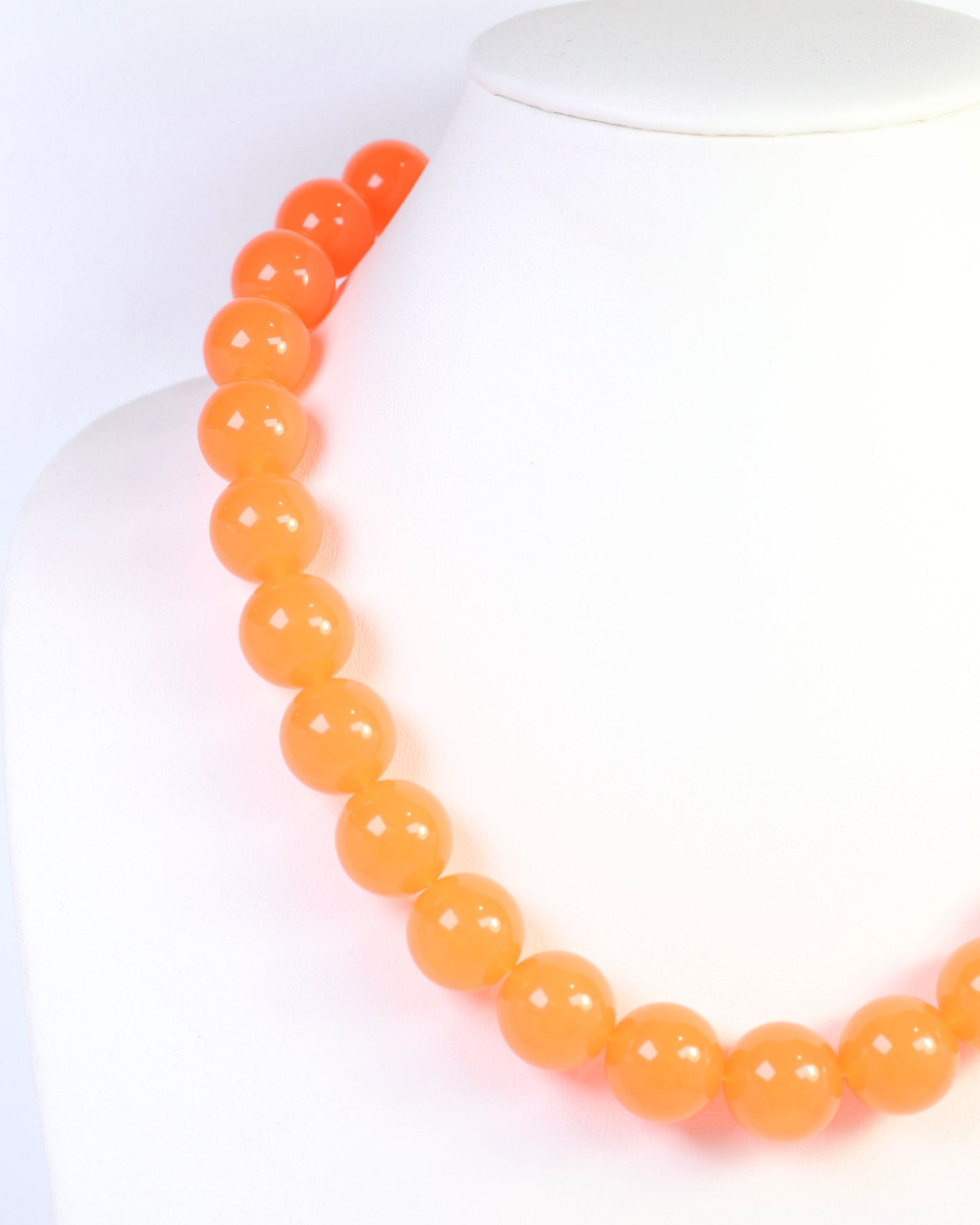 Chelsea Beaded Necklace Orange