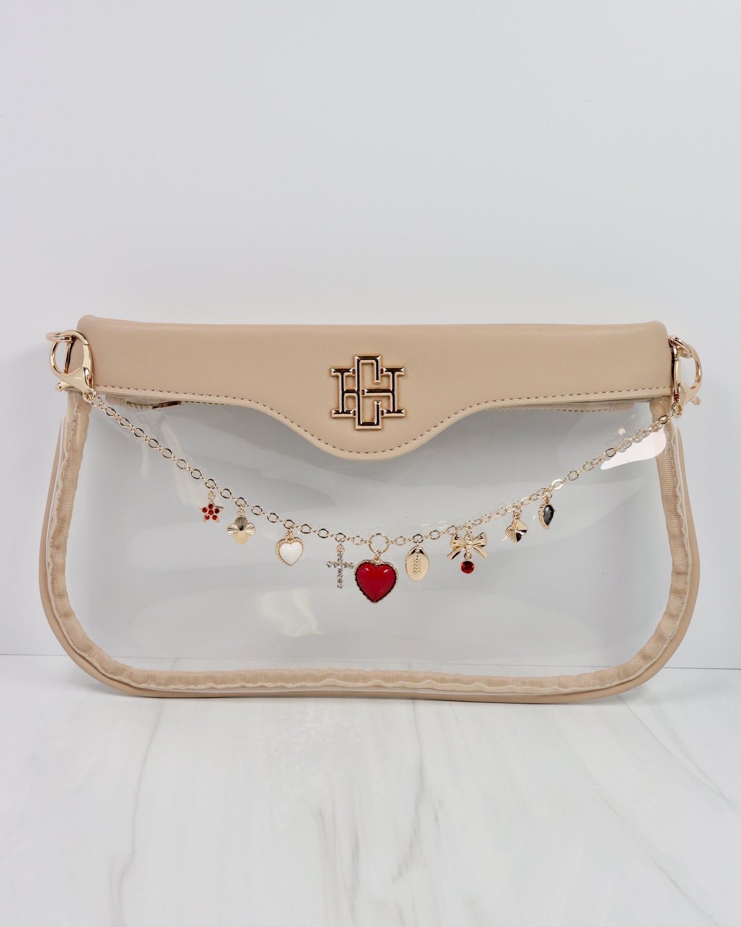 Avery Bag Chain CRIMSON WHITE