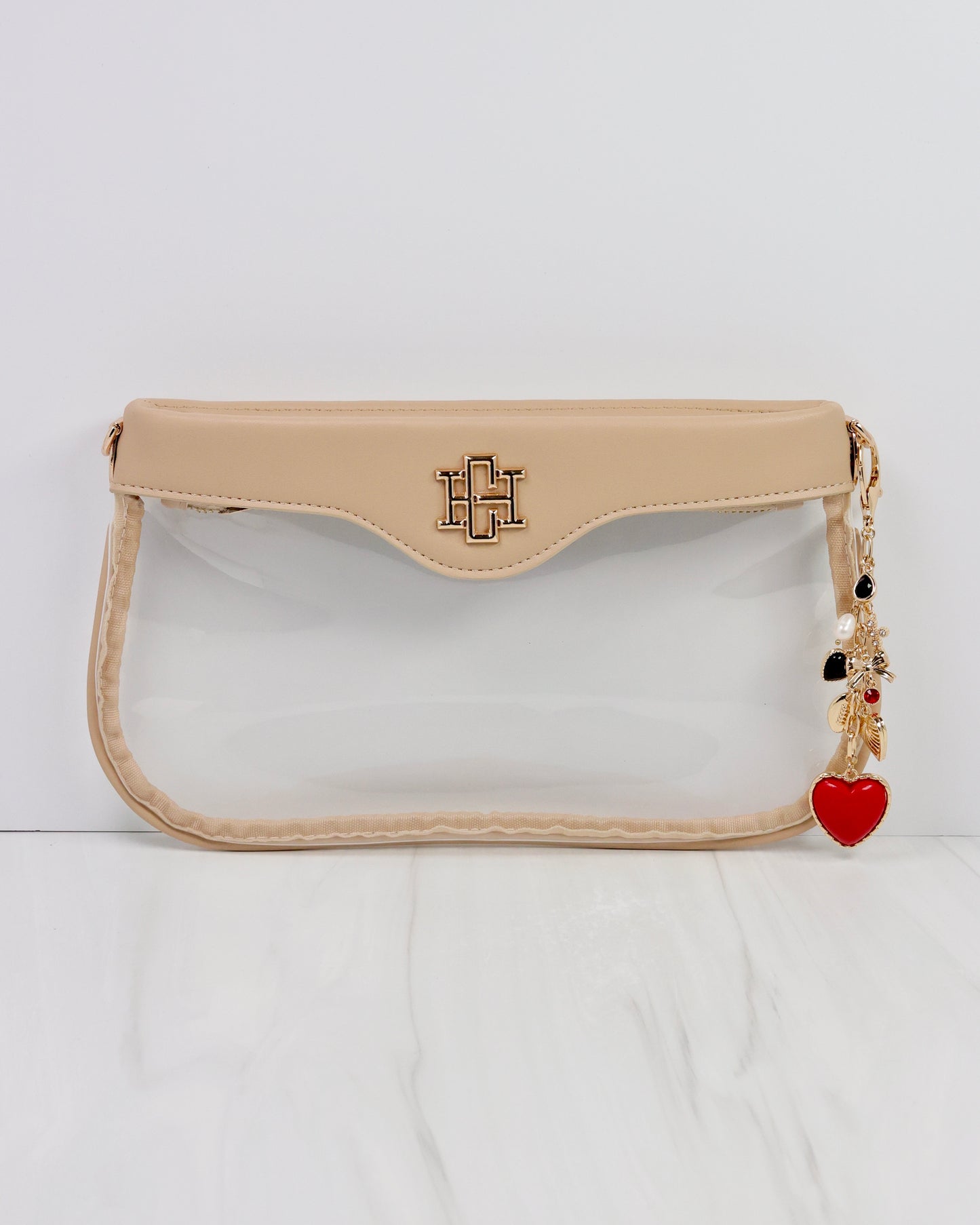 Sutton Bag Charm RED BLACK