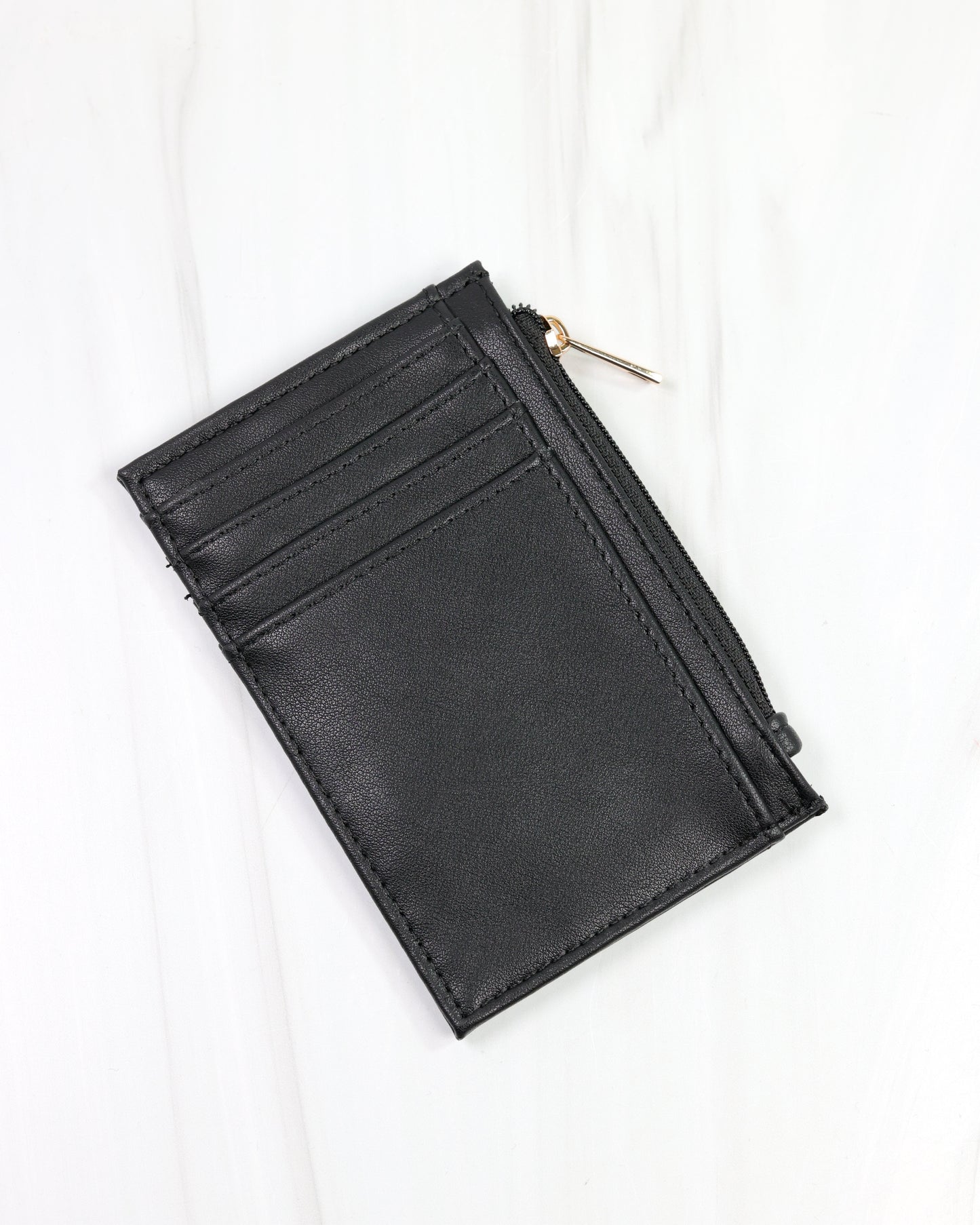 Molly Zip Card Holder Black