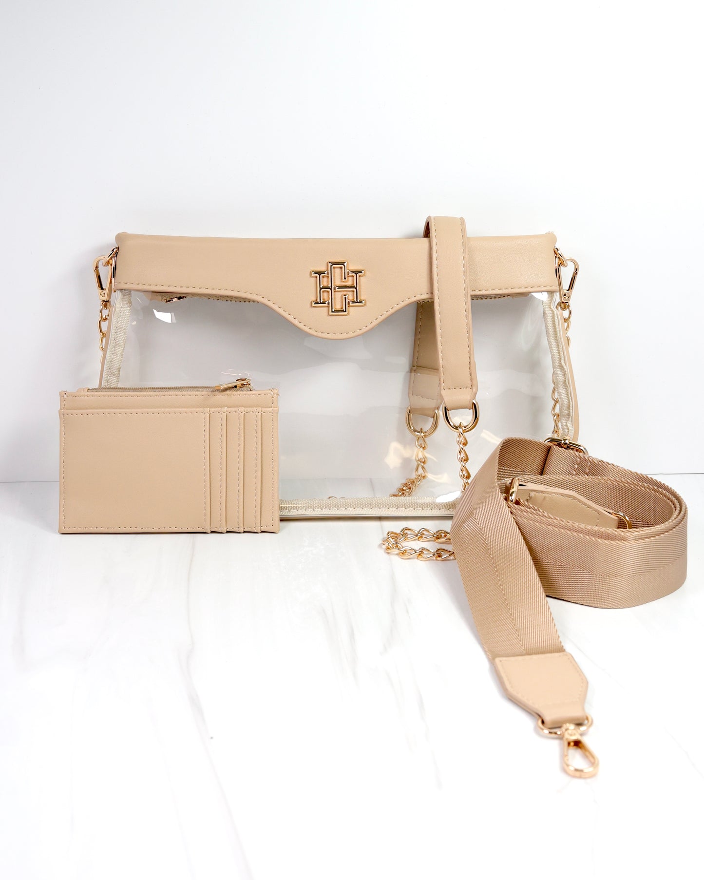 Madi Clear Bag Bundle NUDE