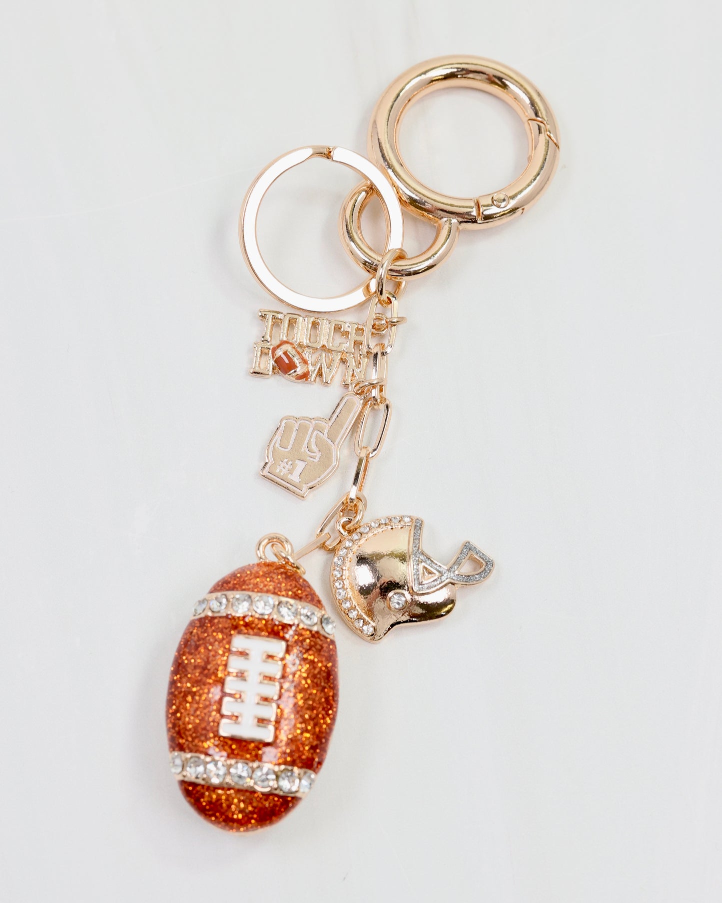 Touchdown Bag Charm GOLD