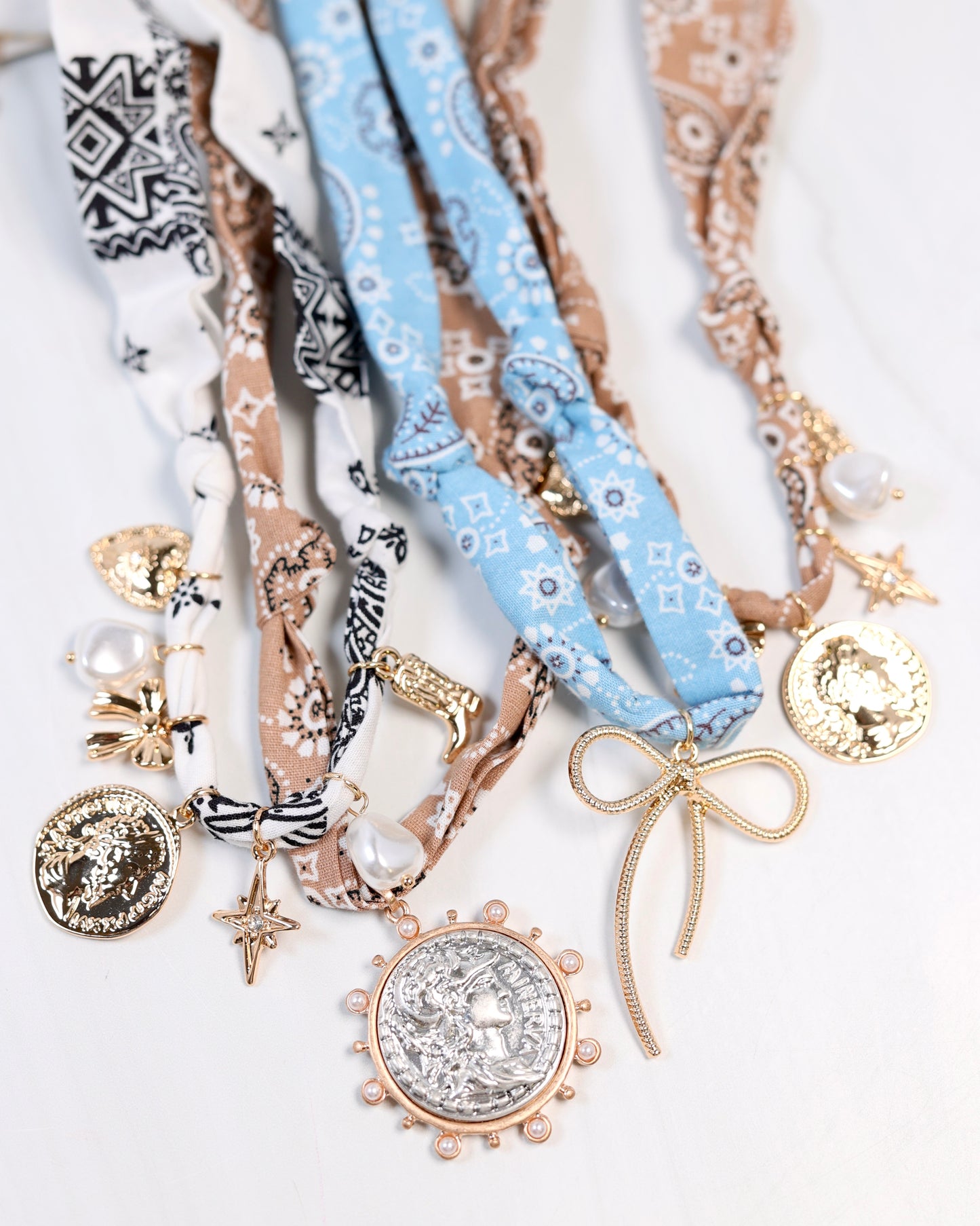 Bandana Scarf Necklace Bundle