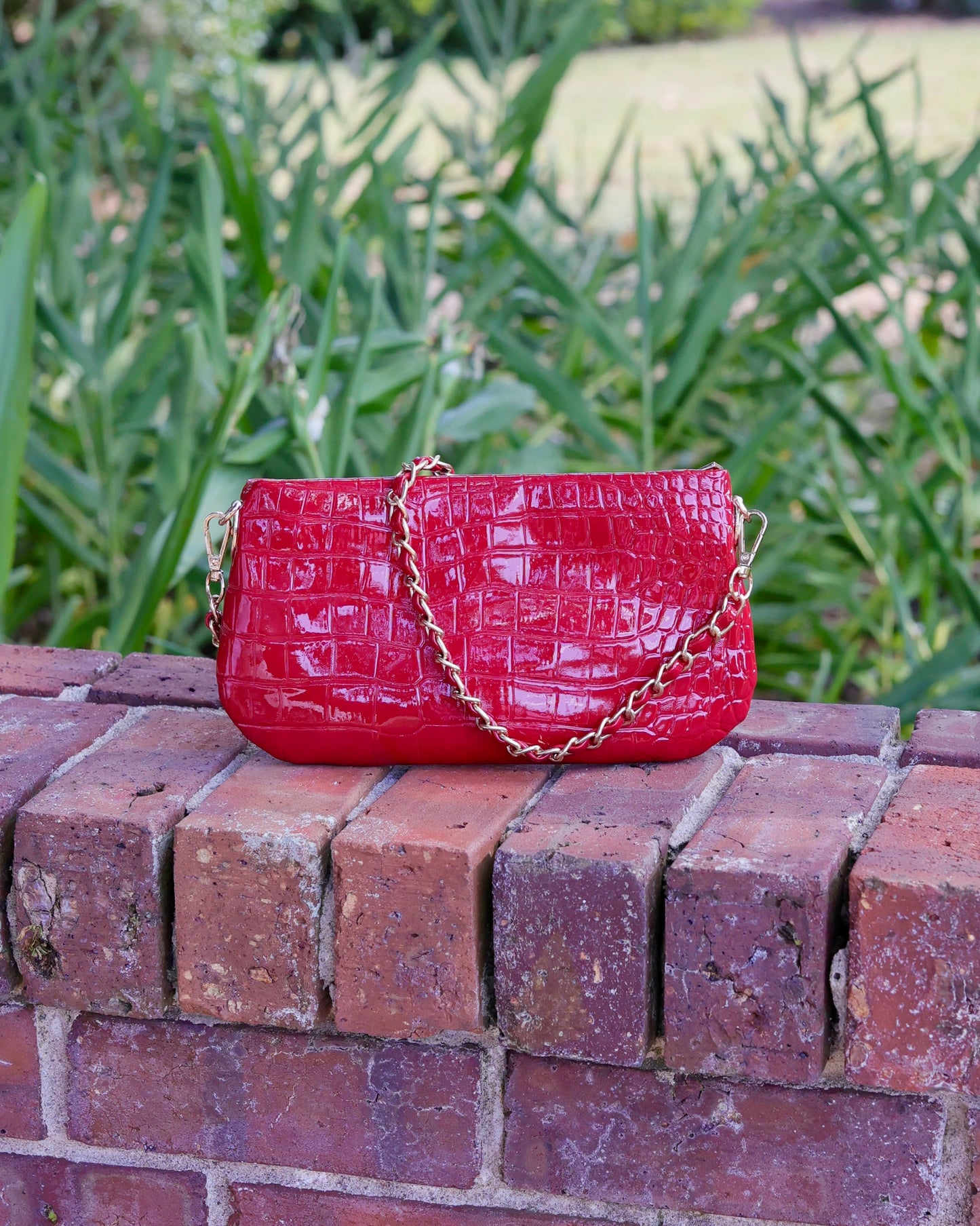 Livi Crossbody Red Patent EC