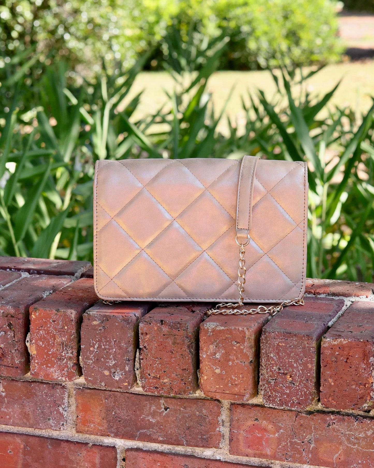 Bryn Clutch/Crossbody Gold Shimmer LD