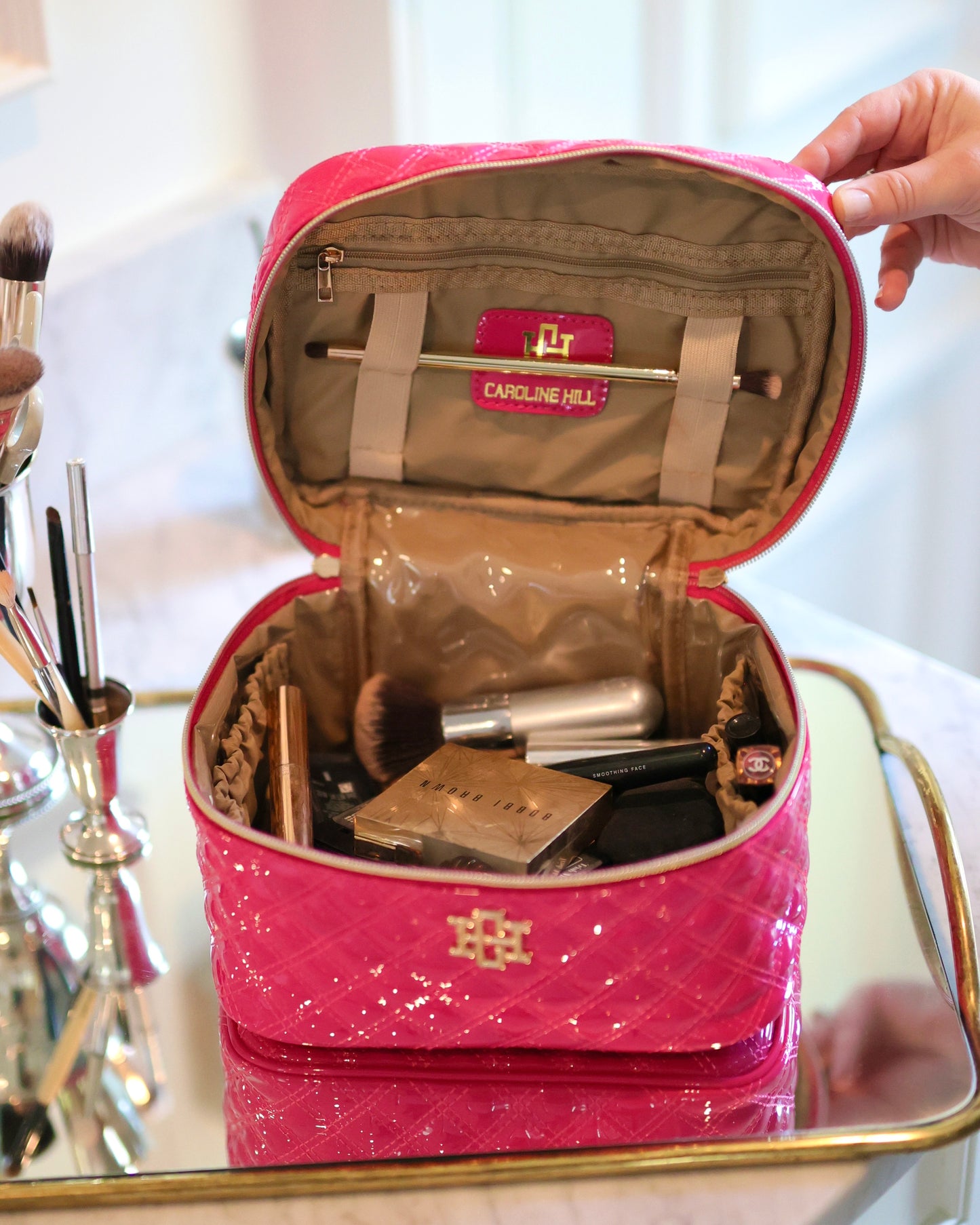 Hampton Train Case Lime EC