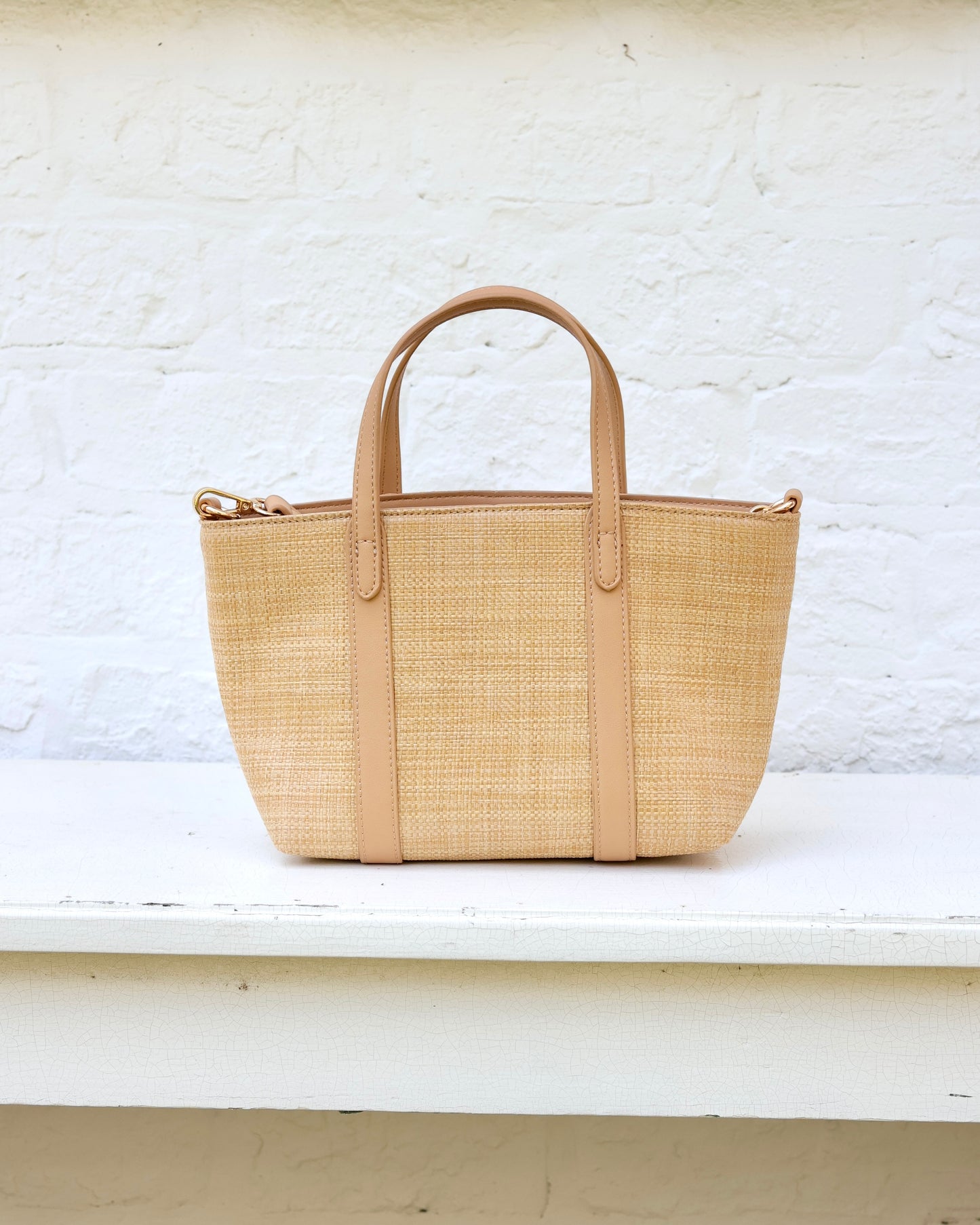 Georgie Mini Tote Natural