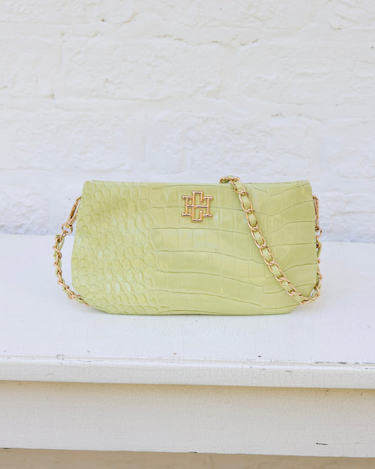 Livi Crossbody Lime Patent EC
