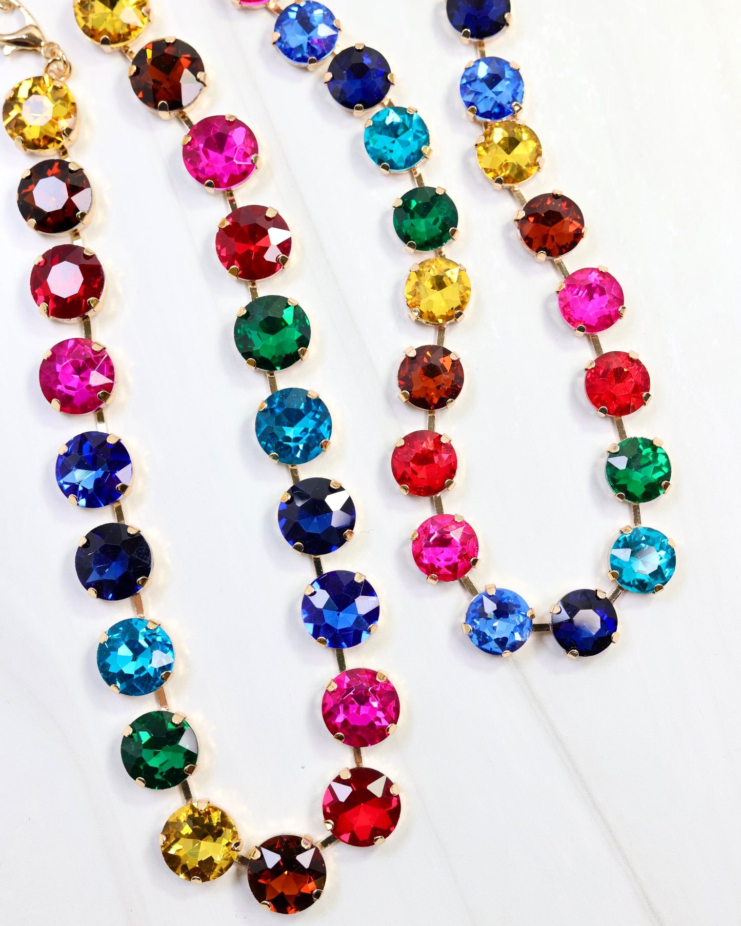 Dark Multi Necklace Double Bundle