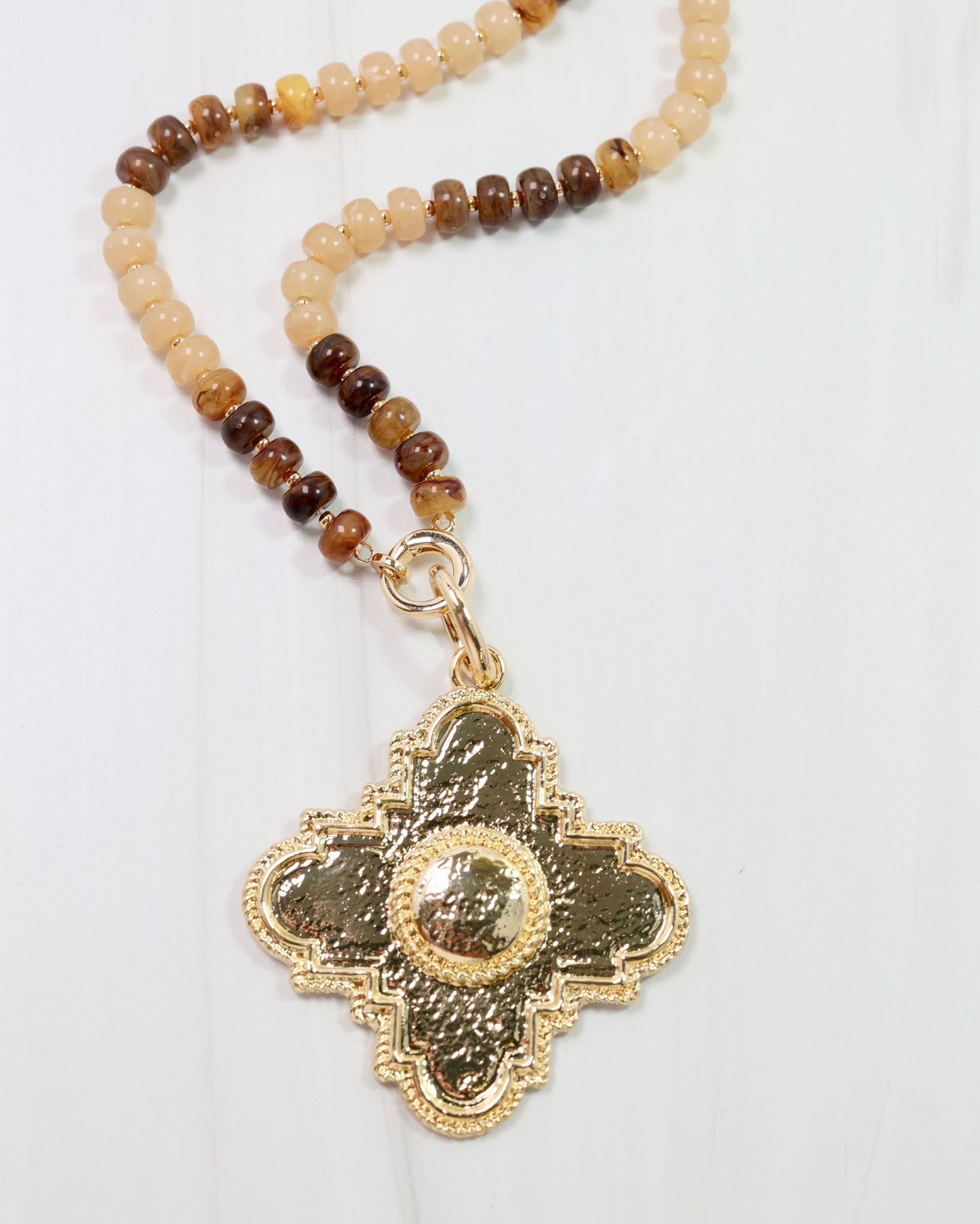 Paloma Cross Charm Gold