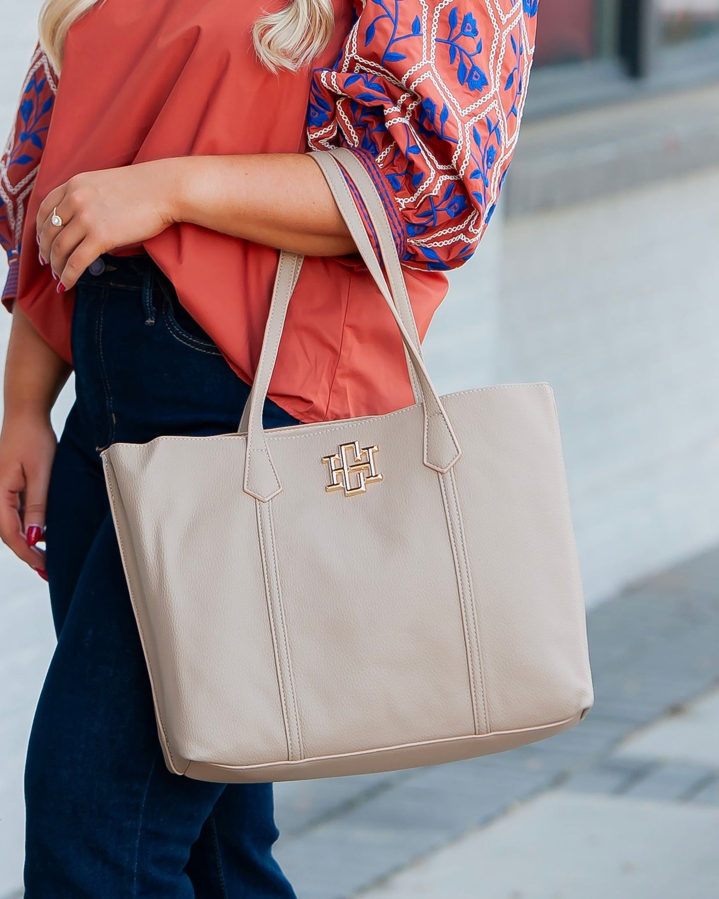 Heath Tote Bag Taupe