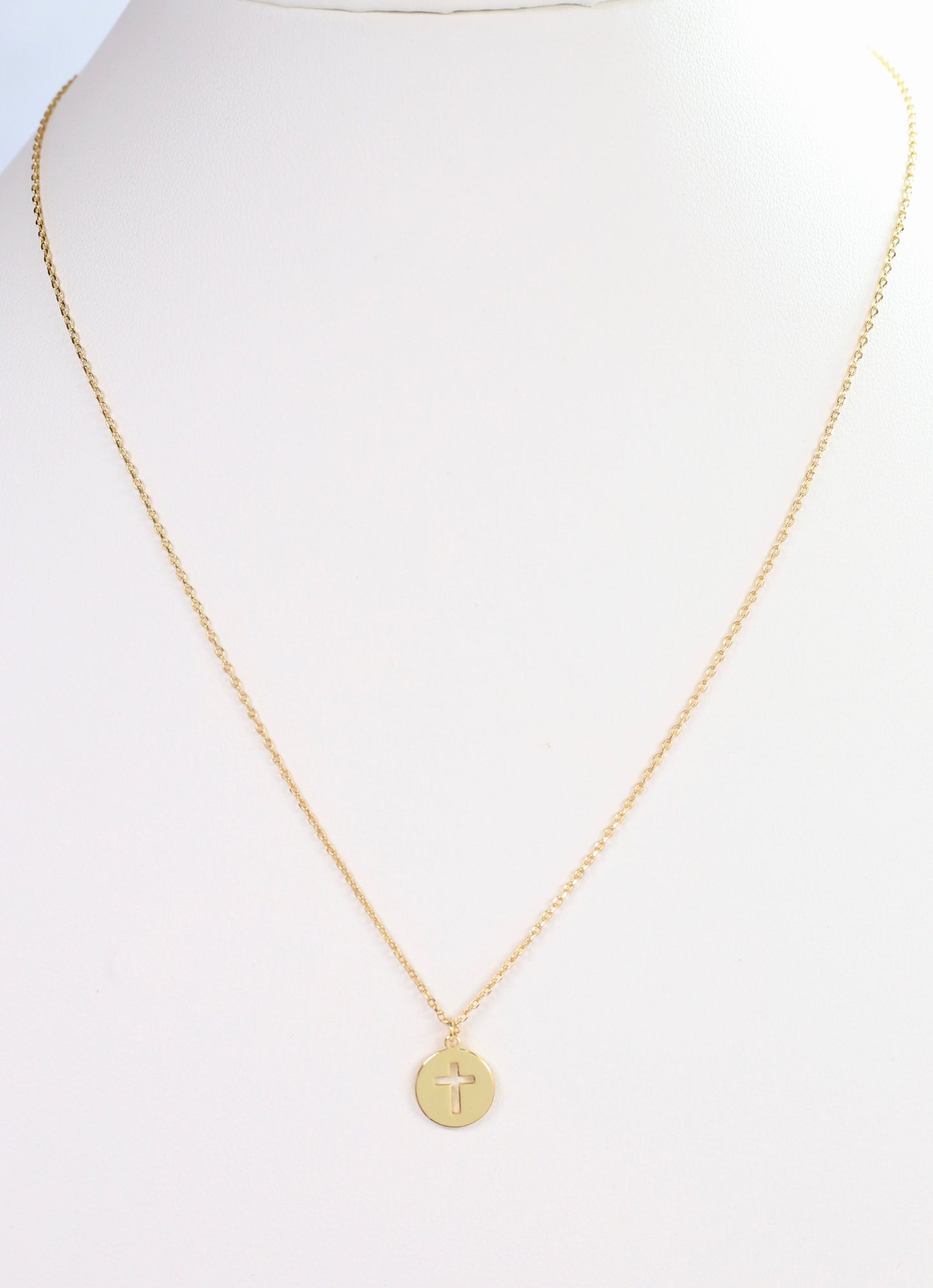 Wylie Cross Necklace GOLD