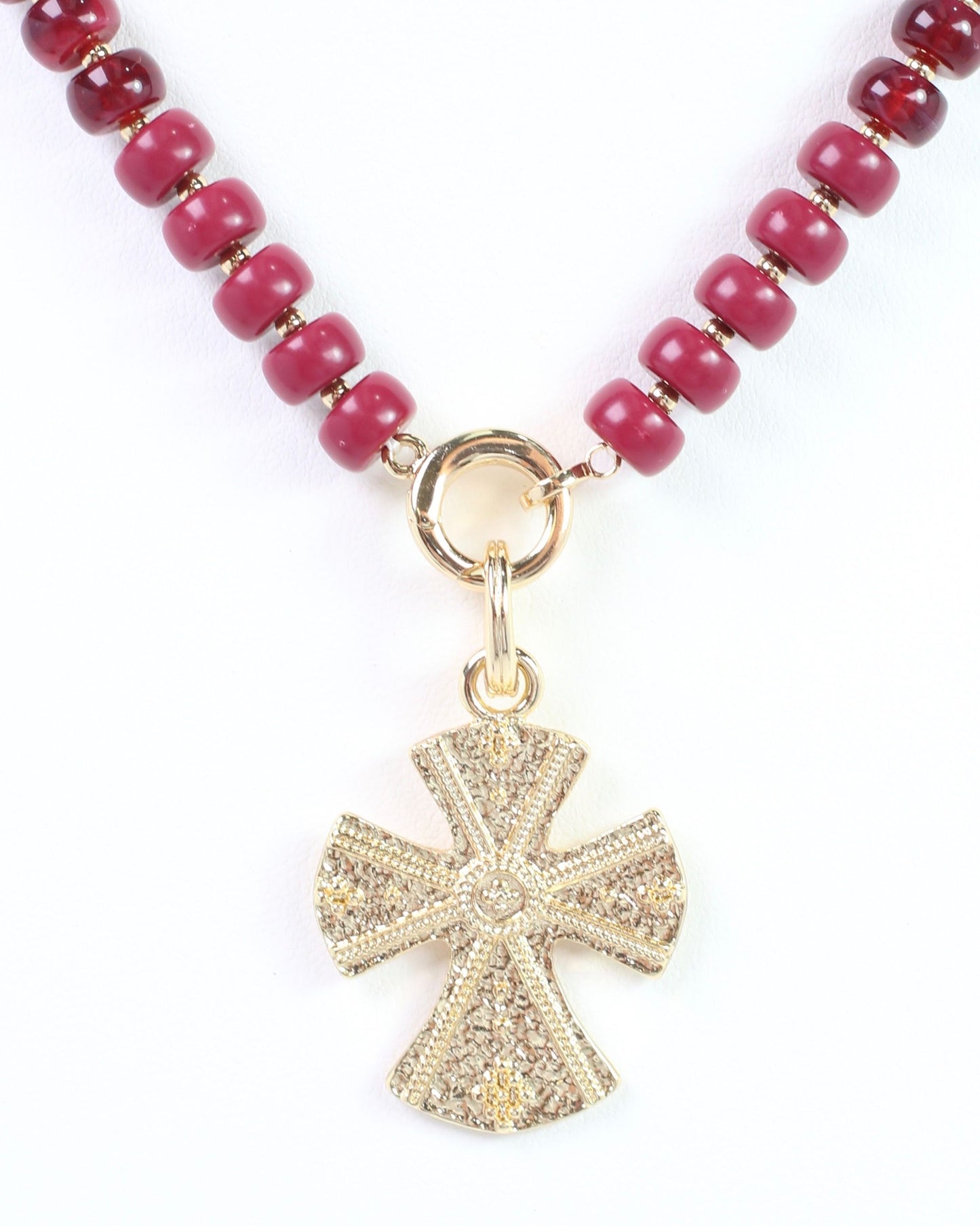 Brunson Cross Charm Gold