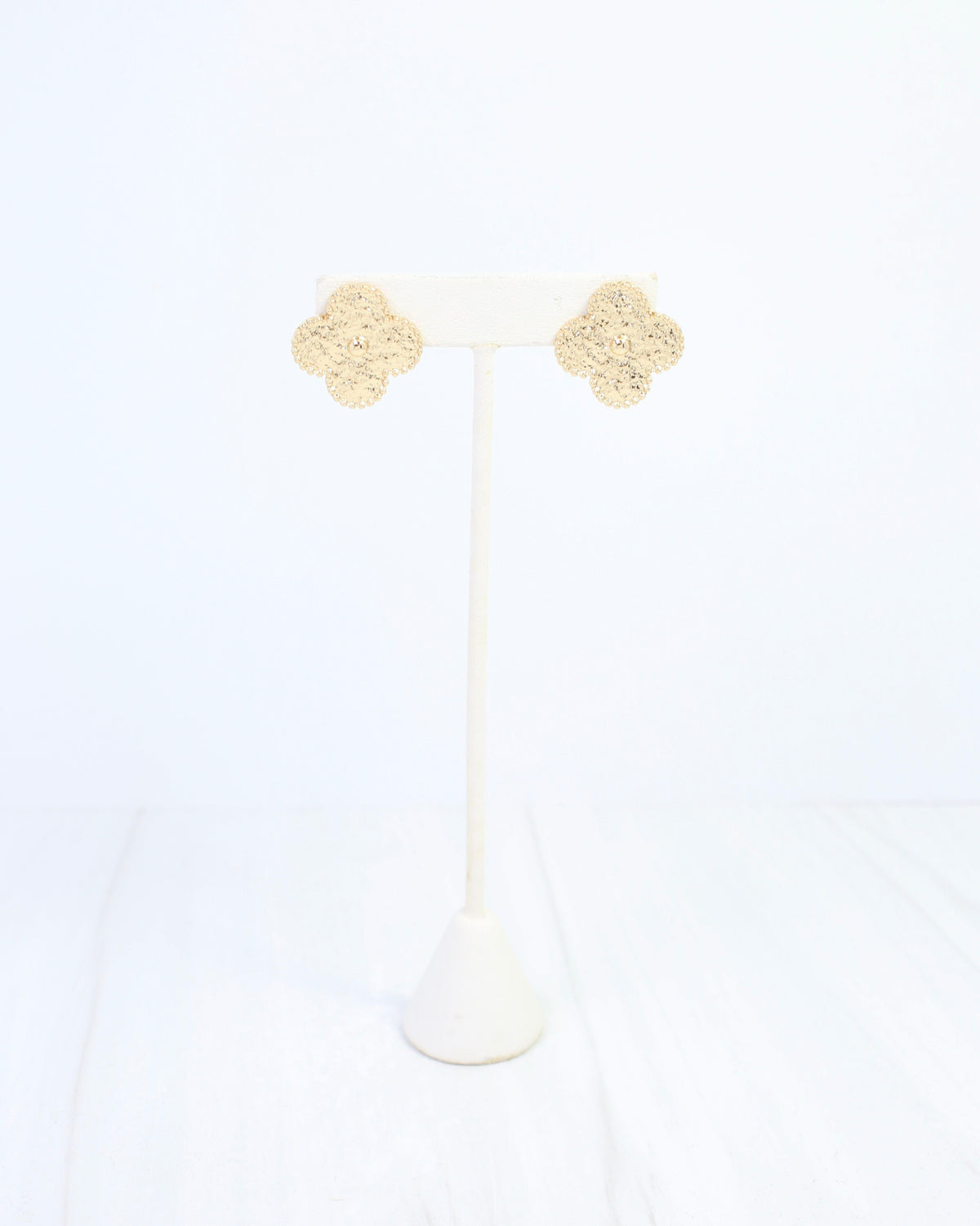 Canberlee Clover Stud Earring Gold