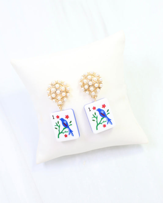 Charleston Drop Earring Blue