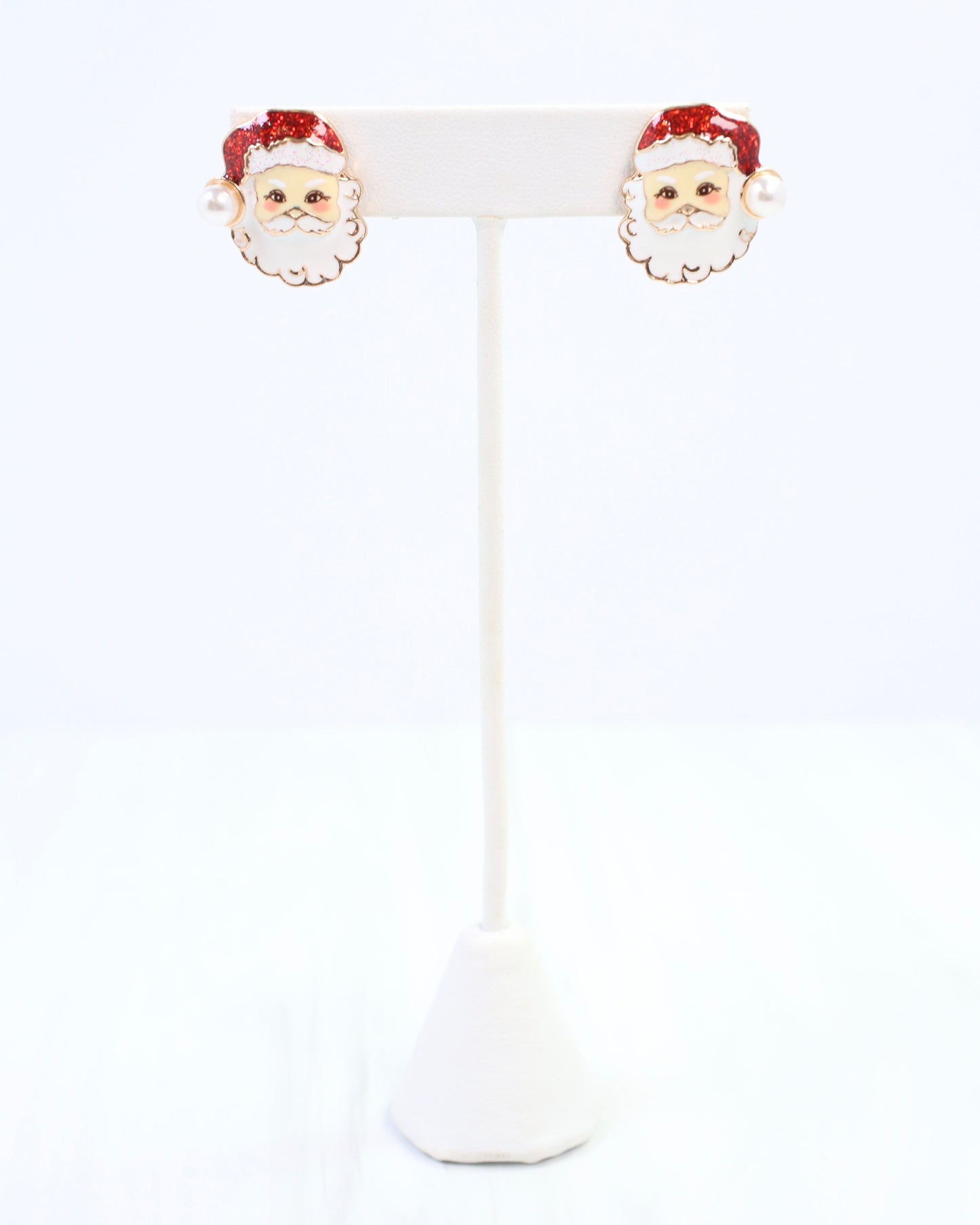 I Believe Santa Earring Red