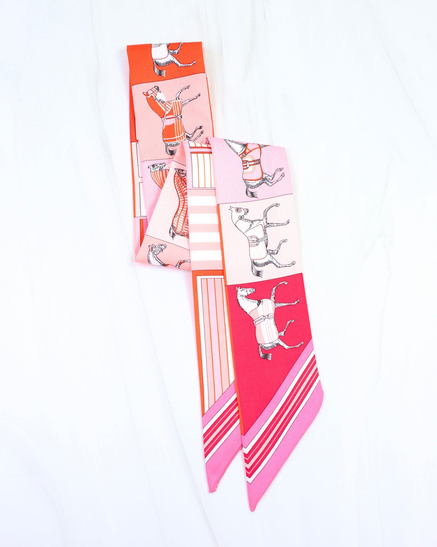 Devyn Horse Scarf Pink