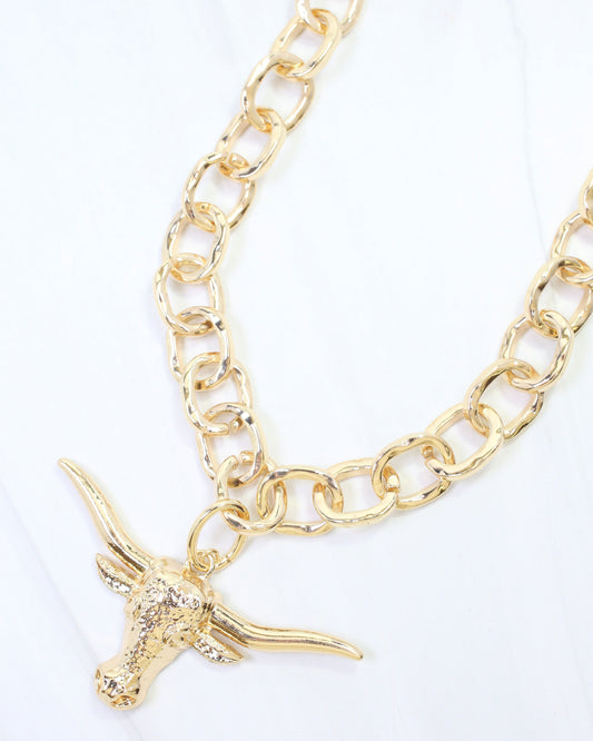 Chelsey Charm Bull Gold