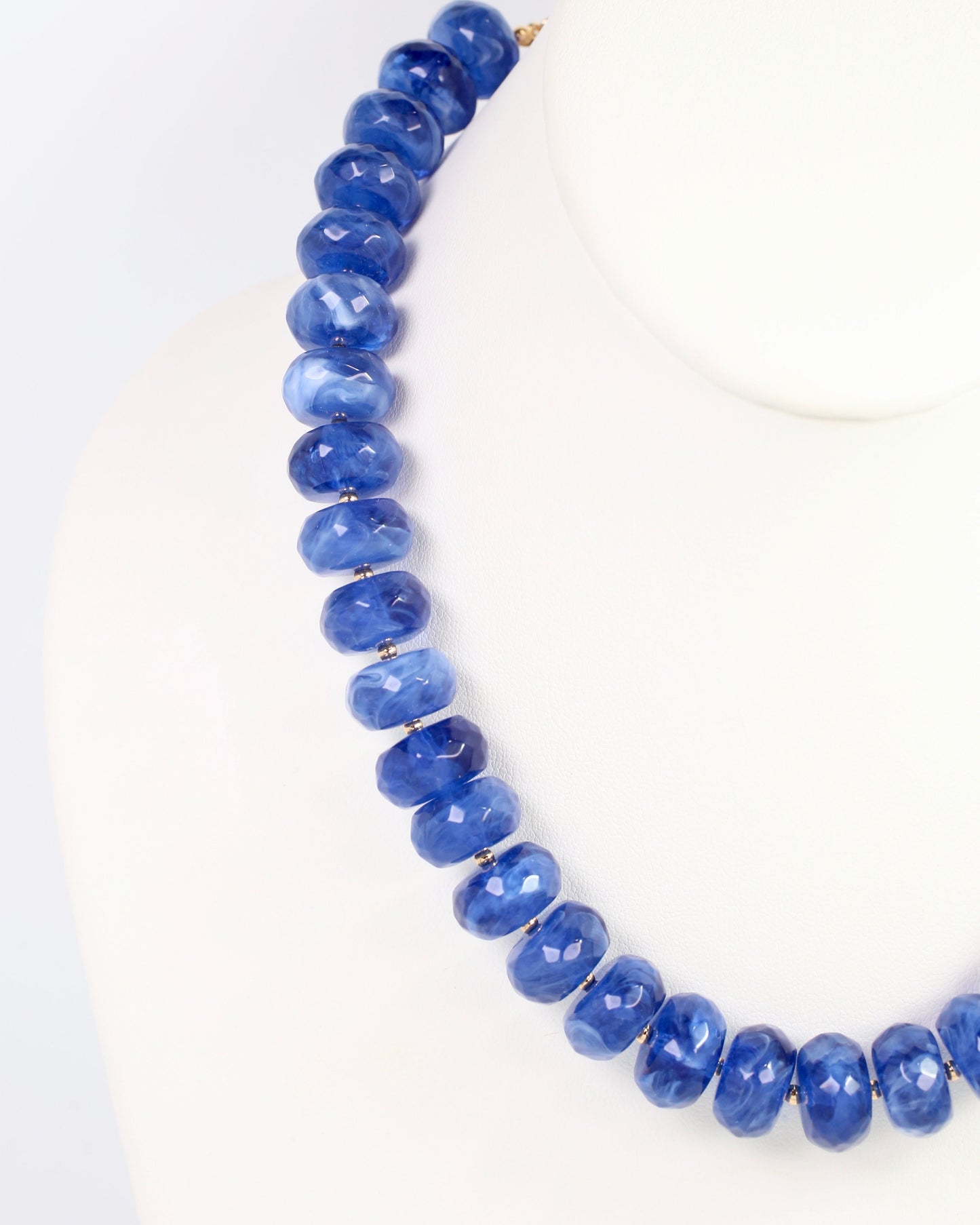Mansfield Beaded Necklace Blue