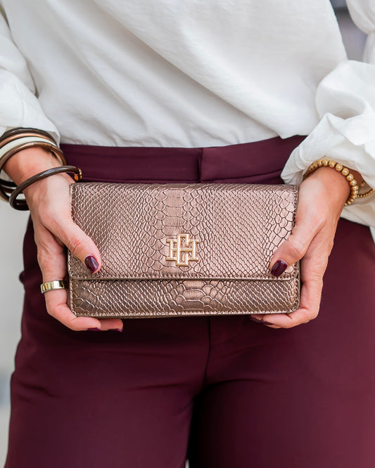 Brynleigh Clutch Crossbody Bronze ES