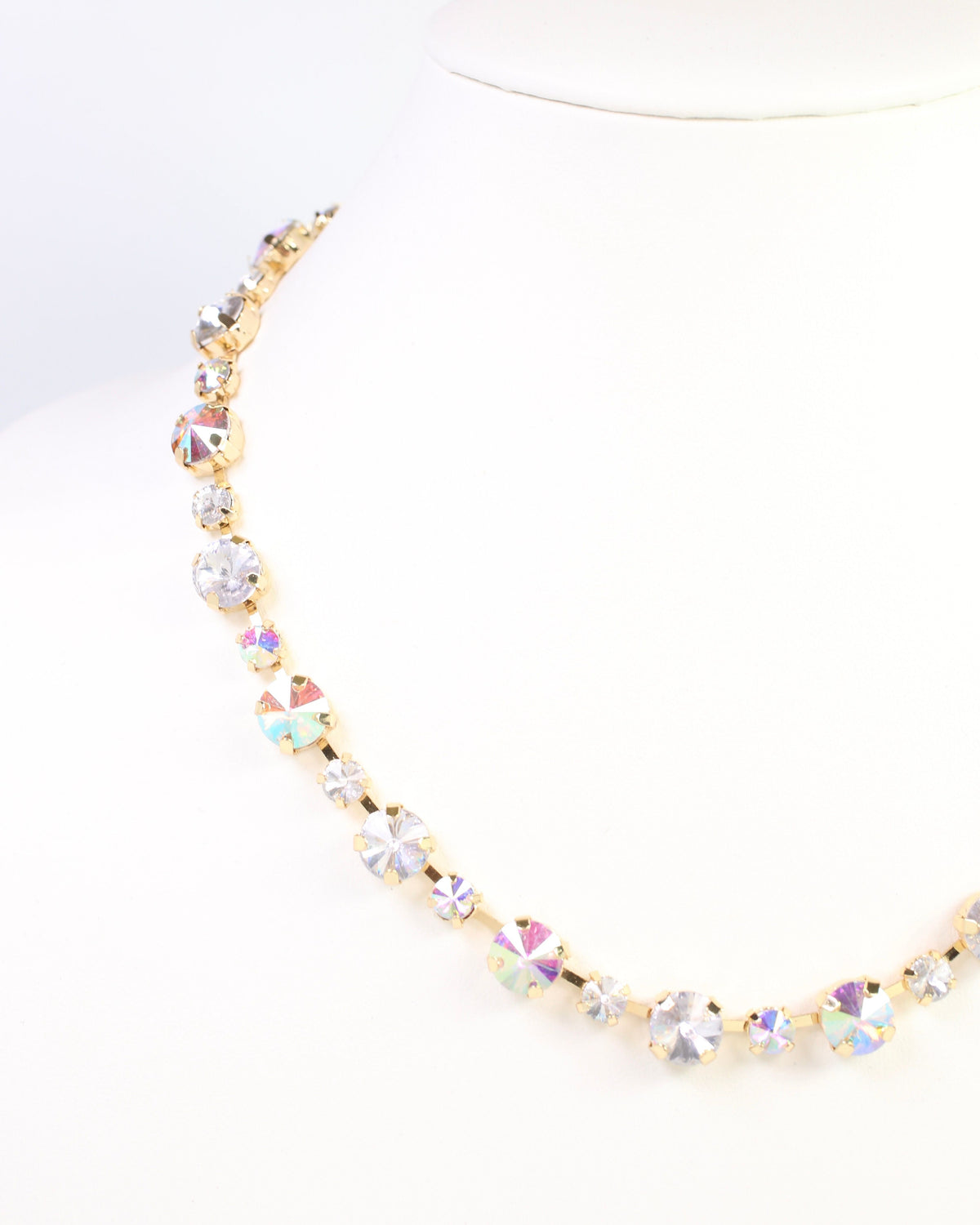 Tillman Rhinestone Necklace Clear AB
