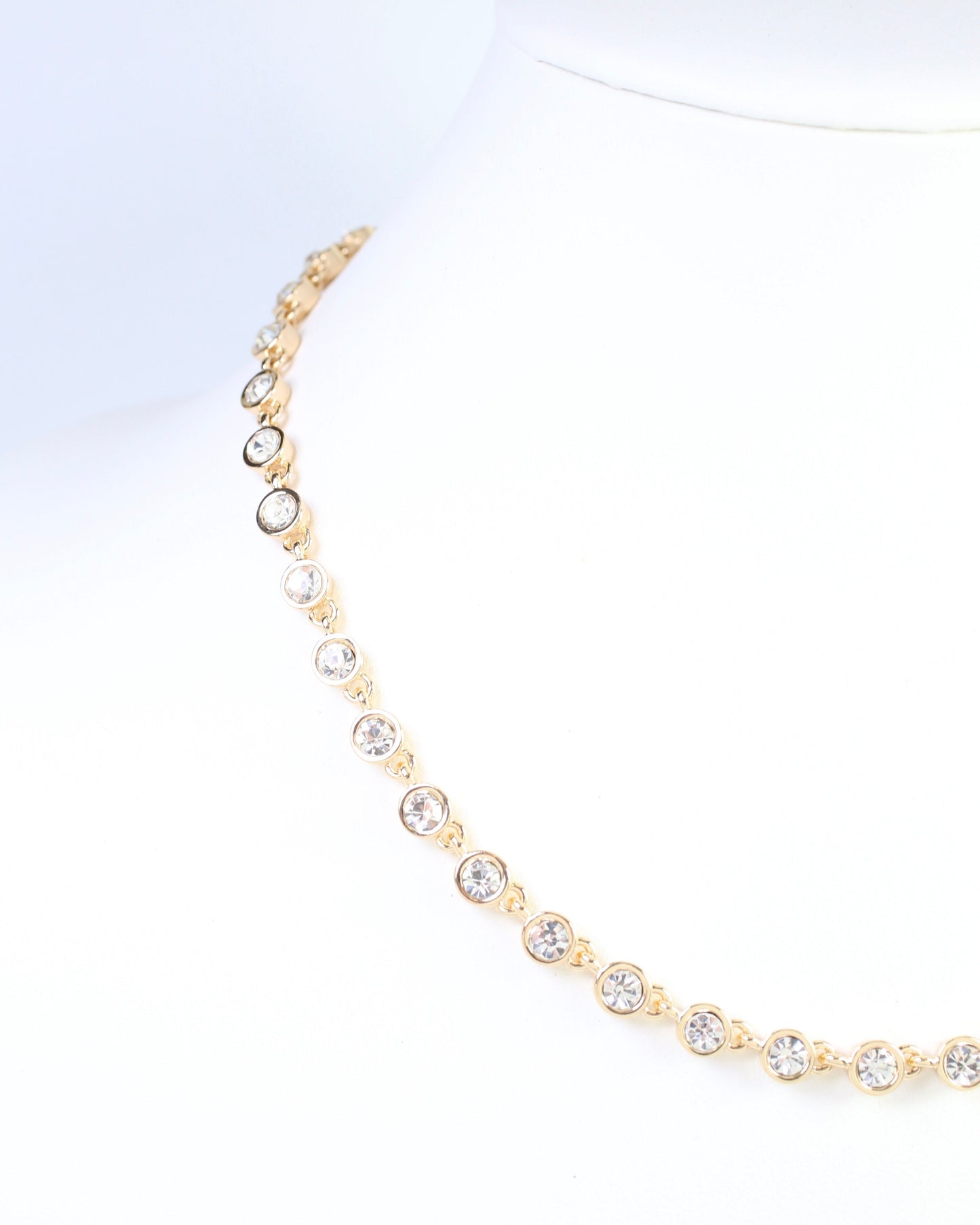 Castile Crystal Necklace Clear
