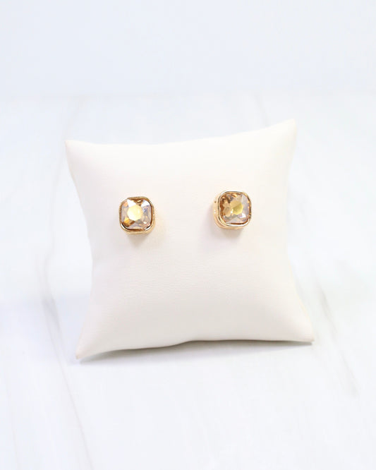 Fontaine Crystal Stud Champagne