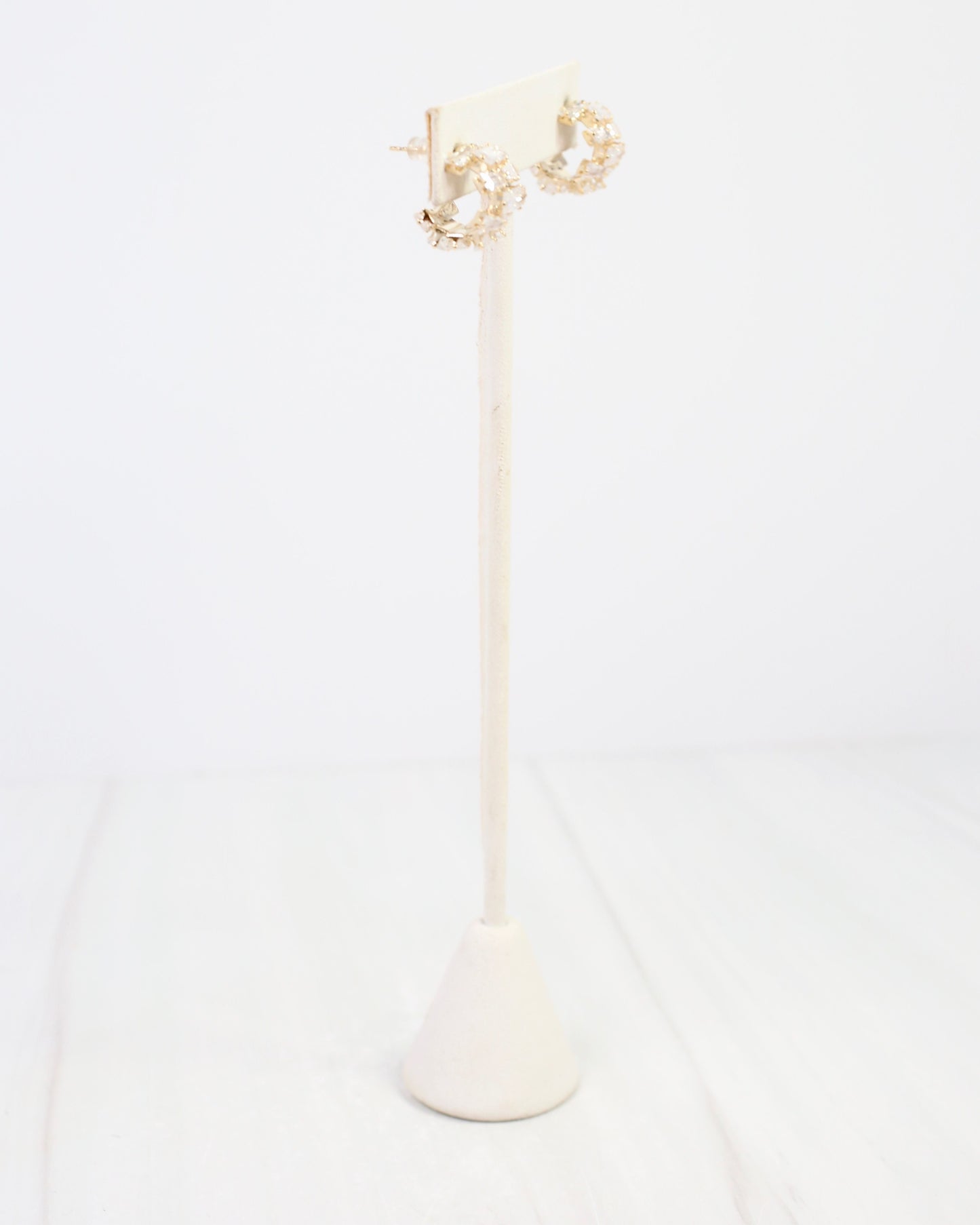 Elloree Crystal Hoop Gold