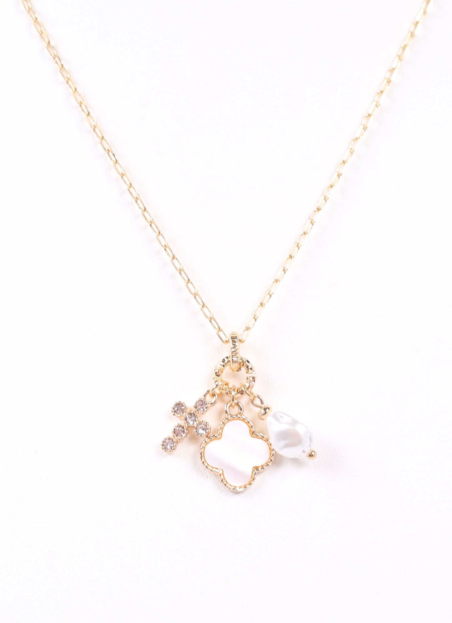Bianco Necklace with Charms Gold