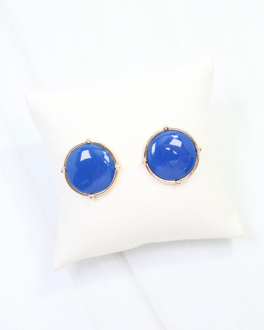 McKinley Stud Earring Blue
