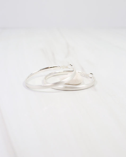 Perth Hoop Earring WR Silver