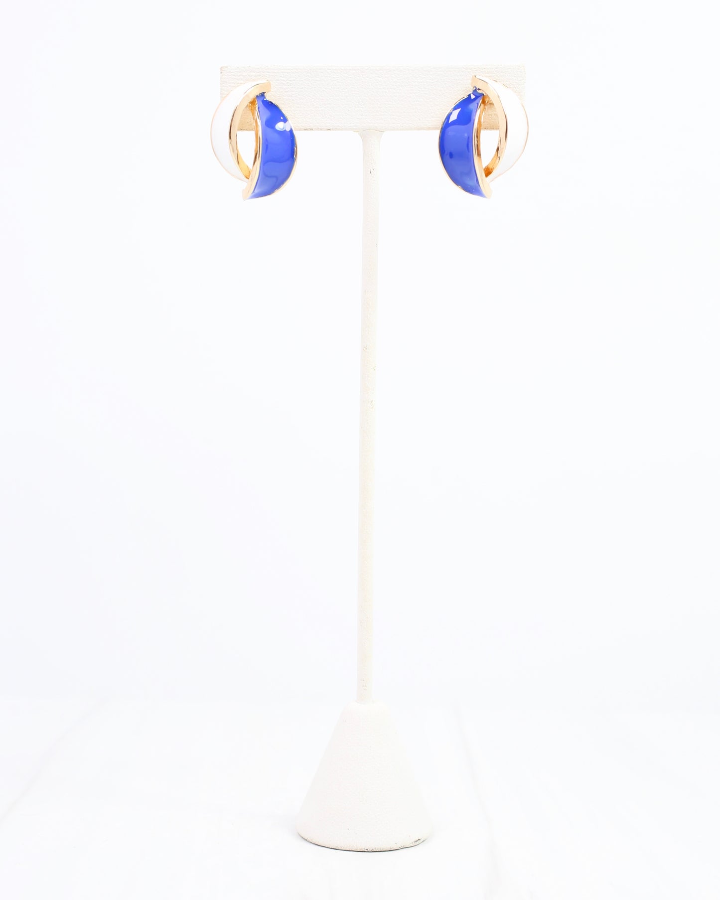 Cora Game Day Earring Blue White