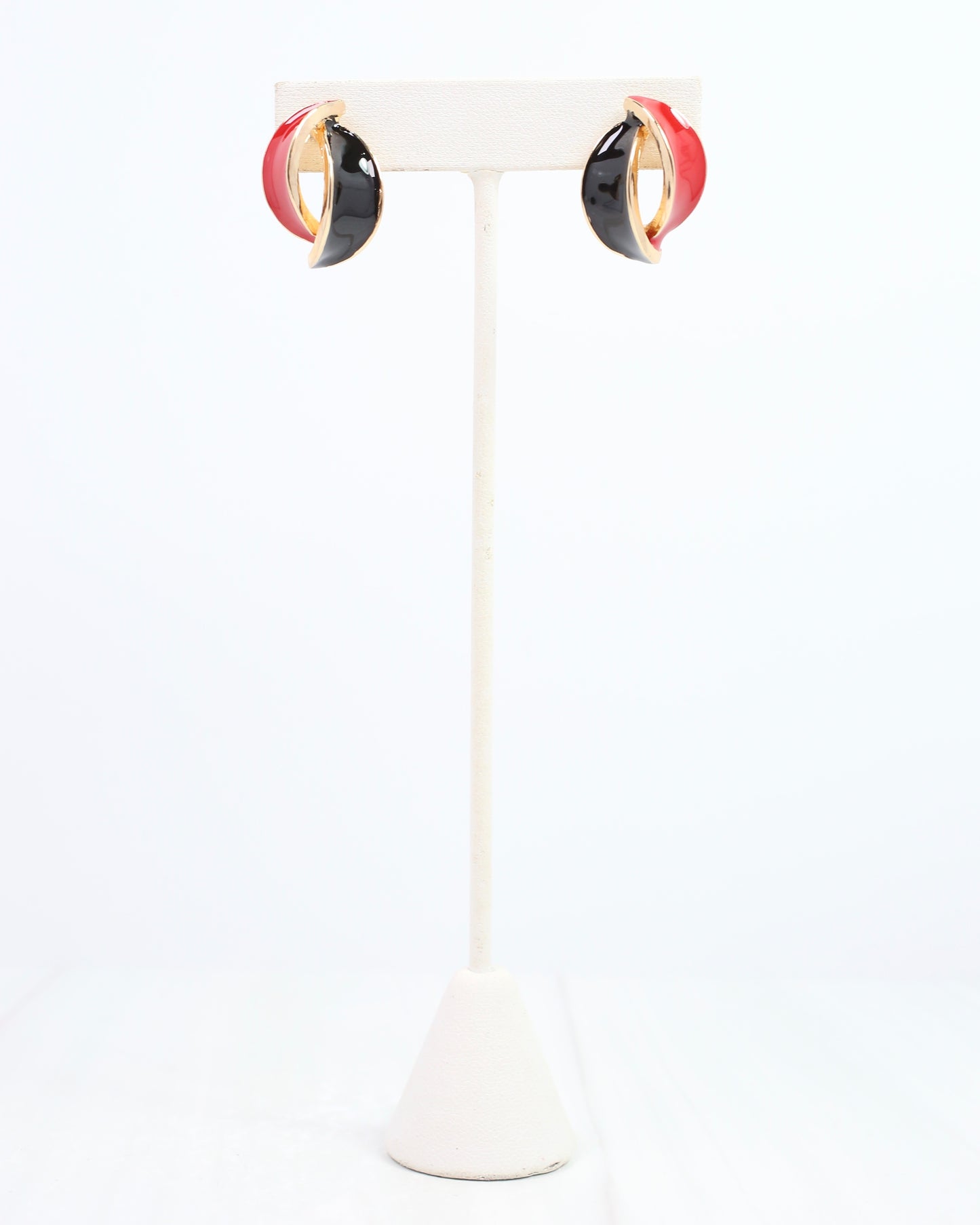 Cora Game Day Earring Red Black