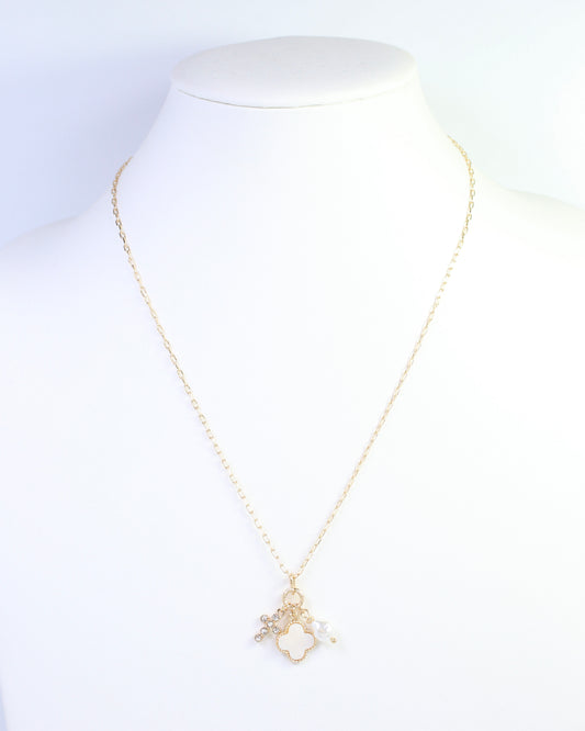 Bianco Necklace with Charms Gold