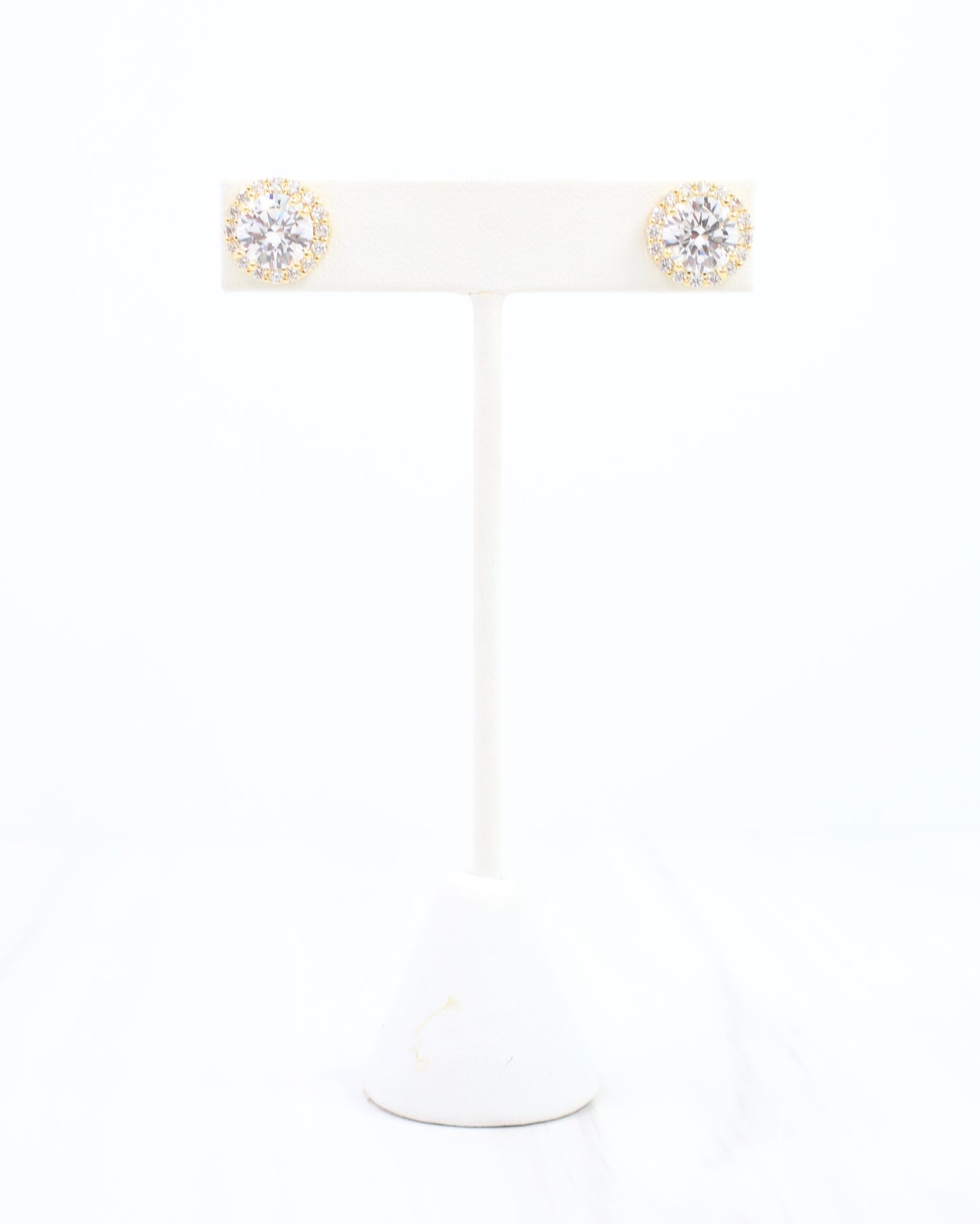 Winslow Embellished CZ Stud Earring Gold
