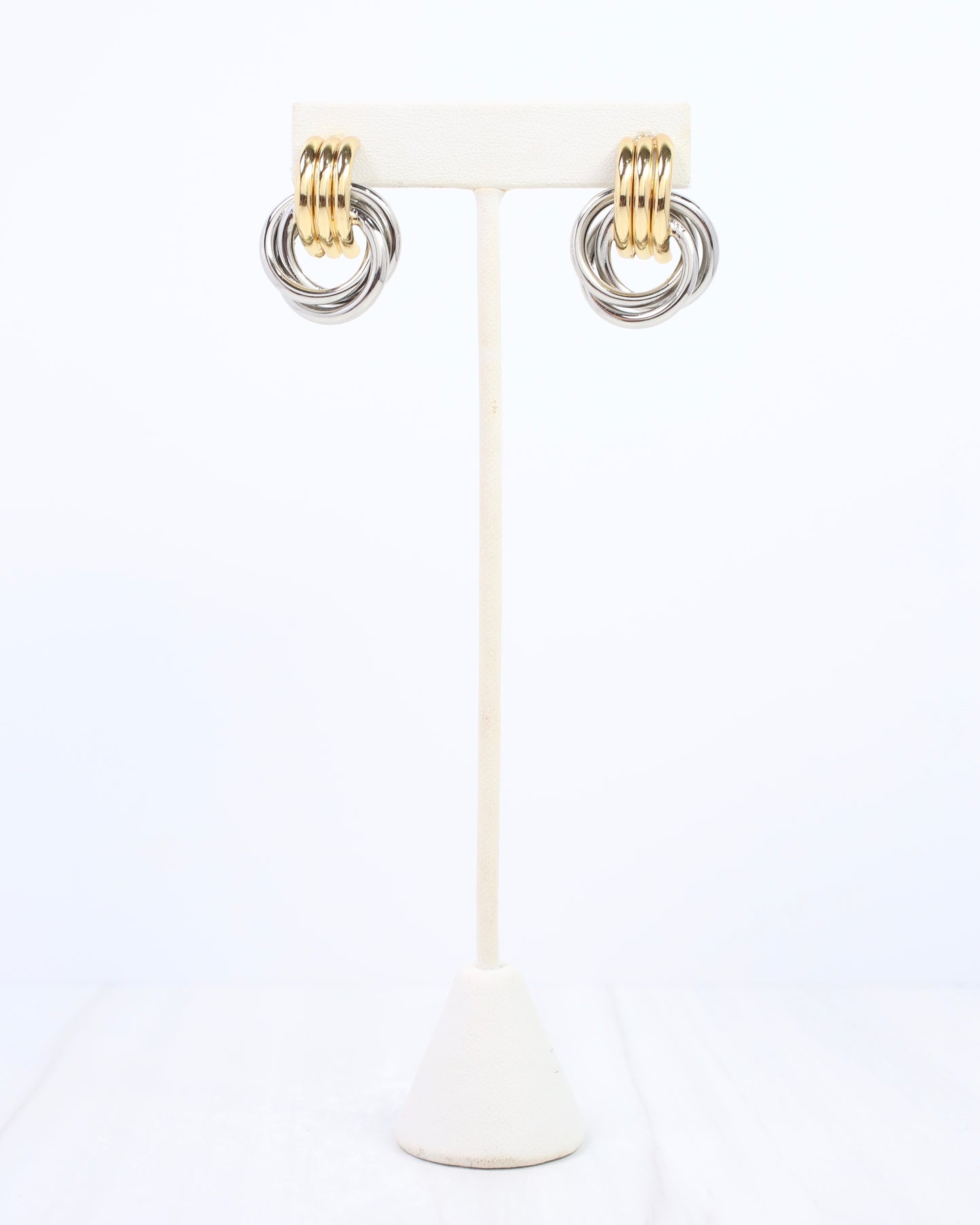 Scottsdale Two Tone Drop Earring Gold Silver