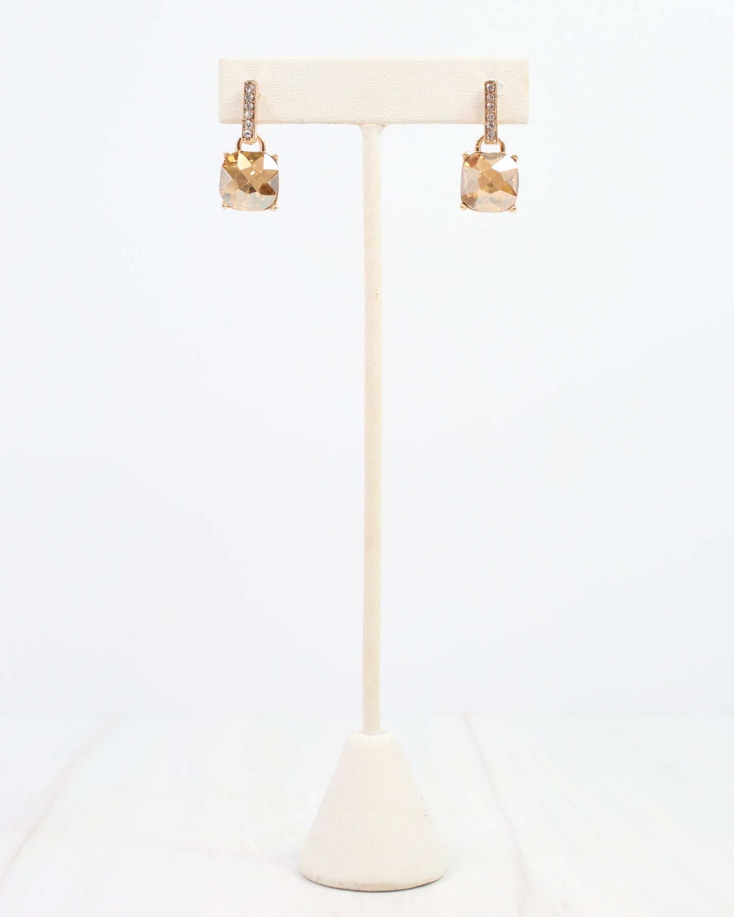 Jonell CZ Stone Earring Champagne