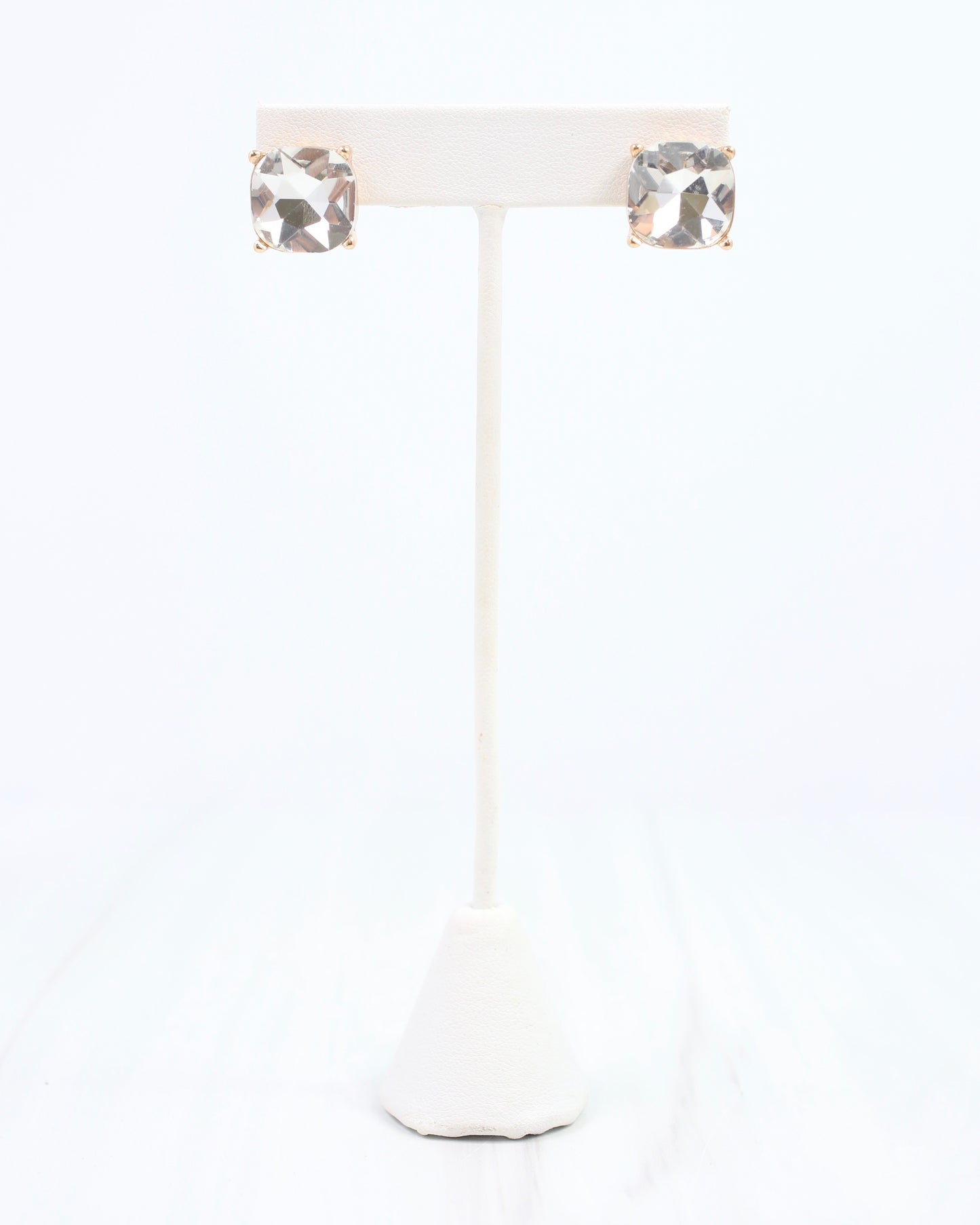 Julien Stone Stud Earring Clear