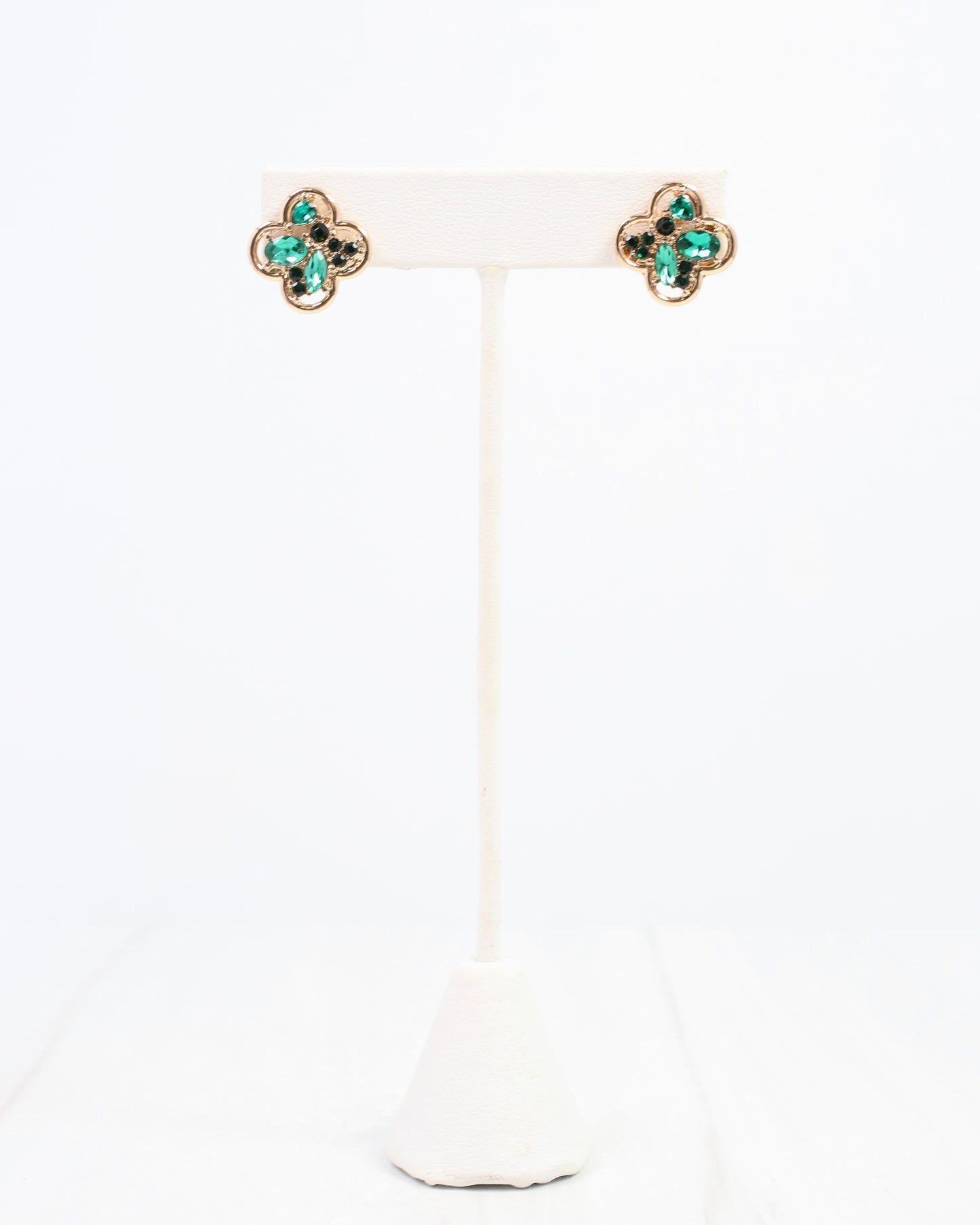 Coronado Clover Cluster Stud Green