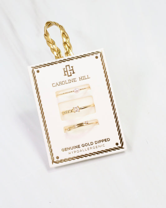 Brilliana Ring Set Gold