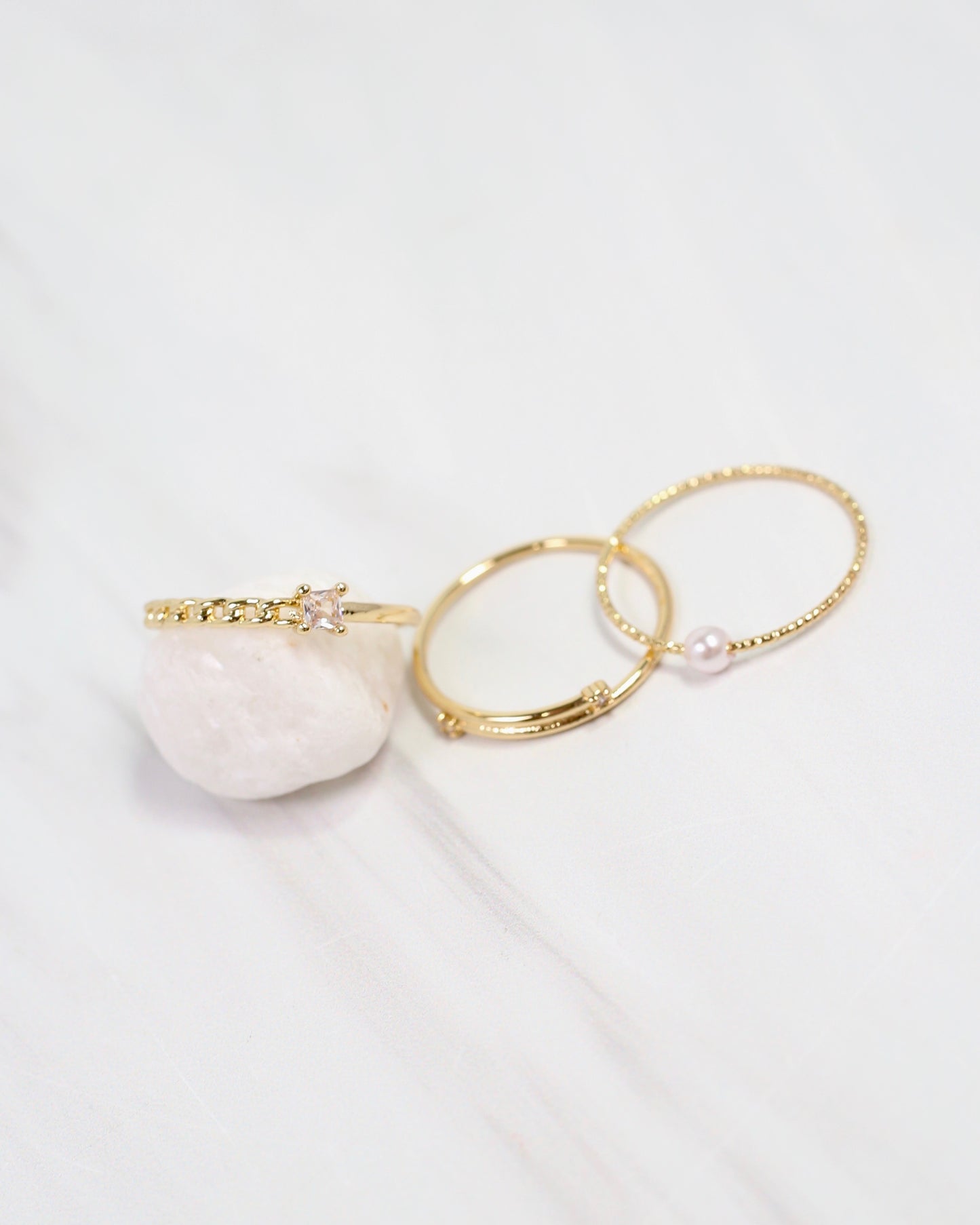 Brilliana Ring Set Gold