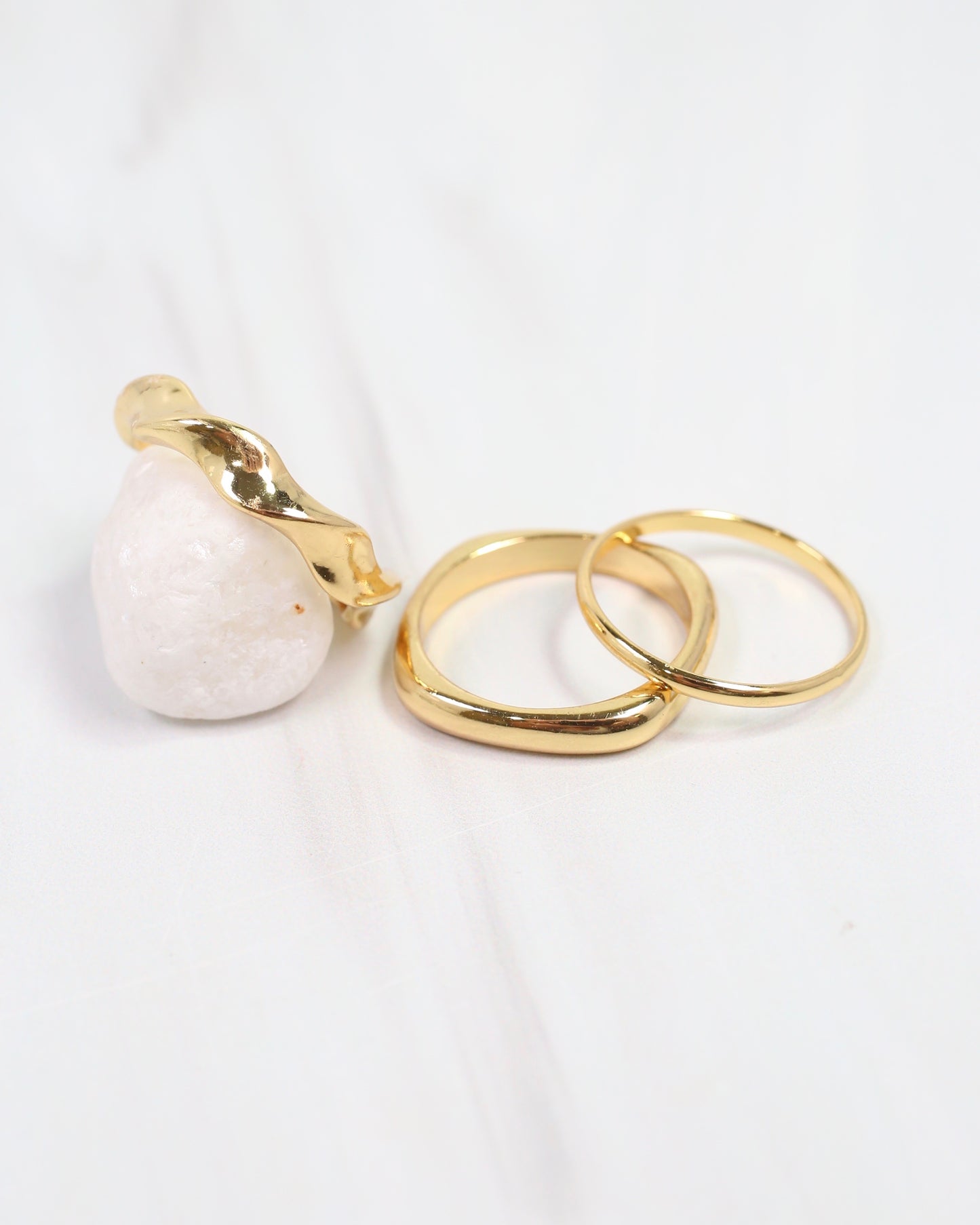 Redmond Ring Set Gold