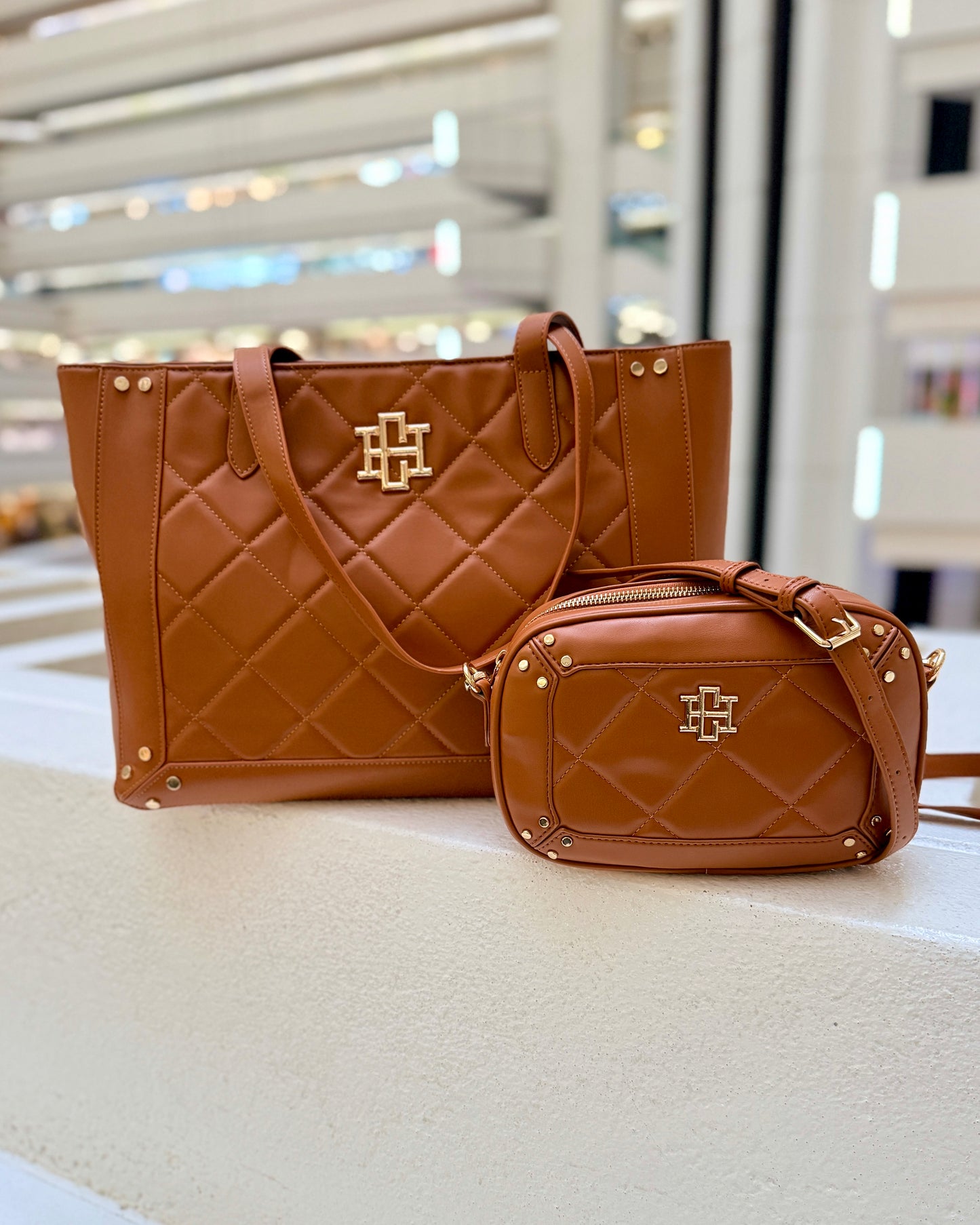 Sloane Studded Crossbody Saddle LD