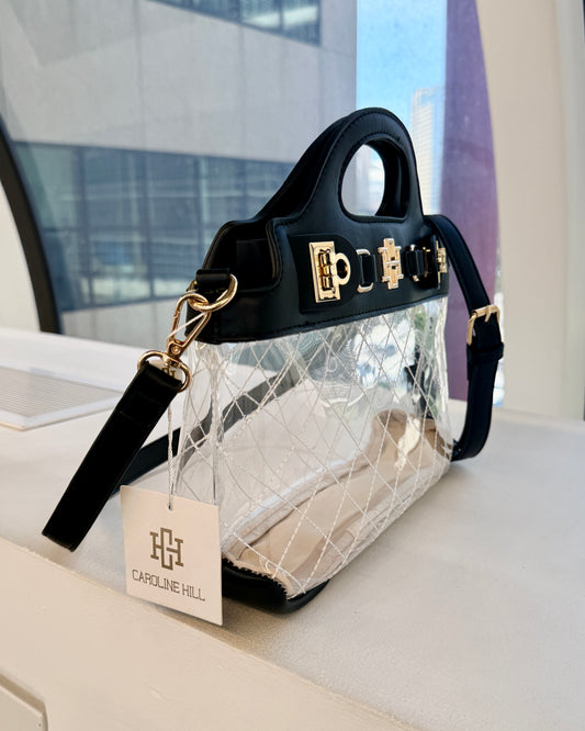 Ivy Clear Bag Black