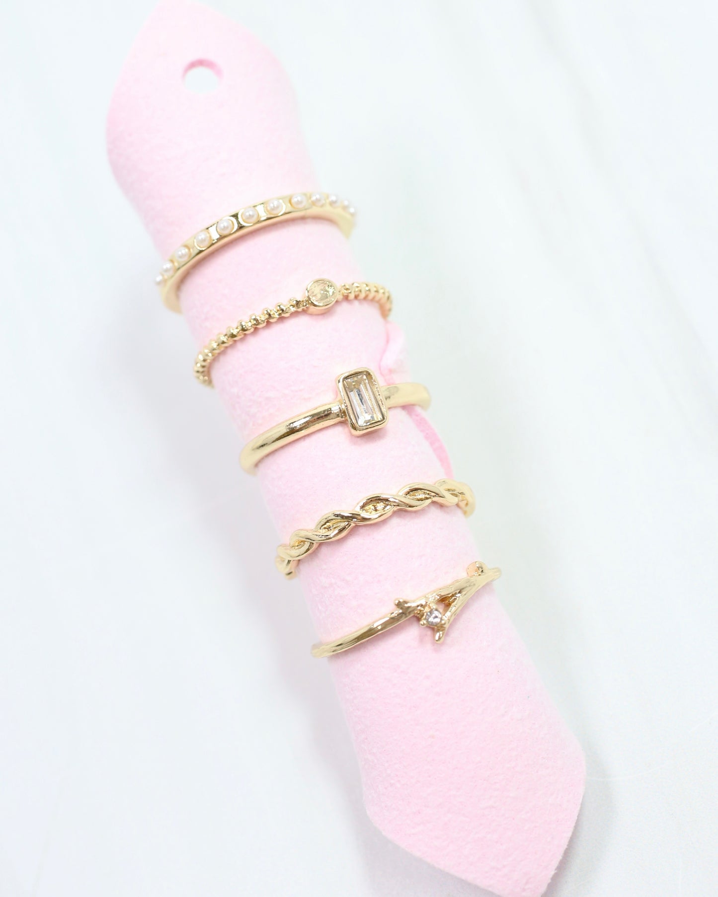 Diedre Ring Set Gold