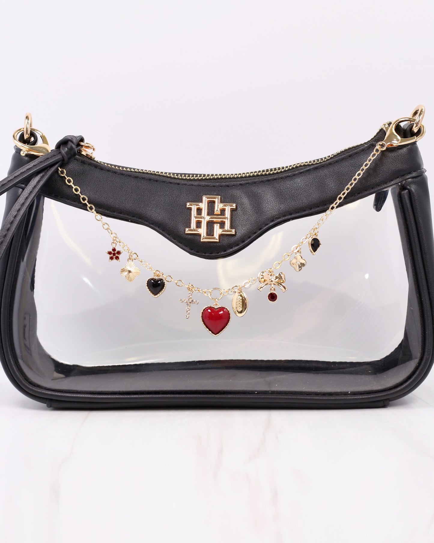 Avery Bag Chain GARNET BLACK