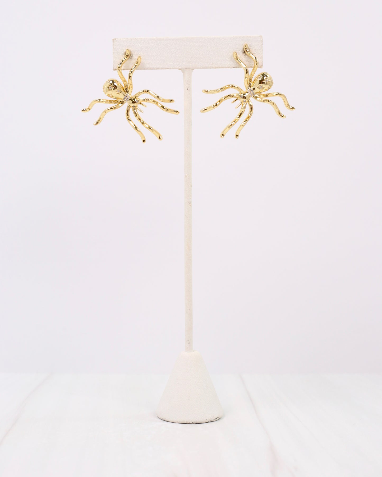 Spooky Spider Earring Gold